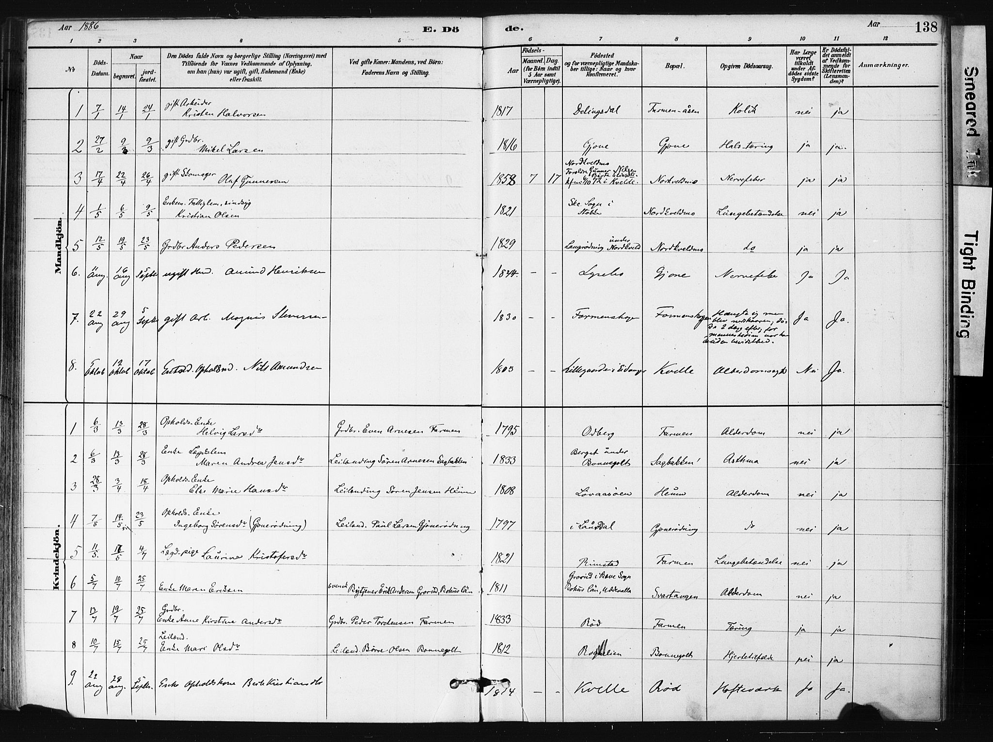 Hedrum kirkebøker, AV/SAKO-A-344/F/Fb/L0001: Parish register (official) no. II 1, 1881-1905, p. 138