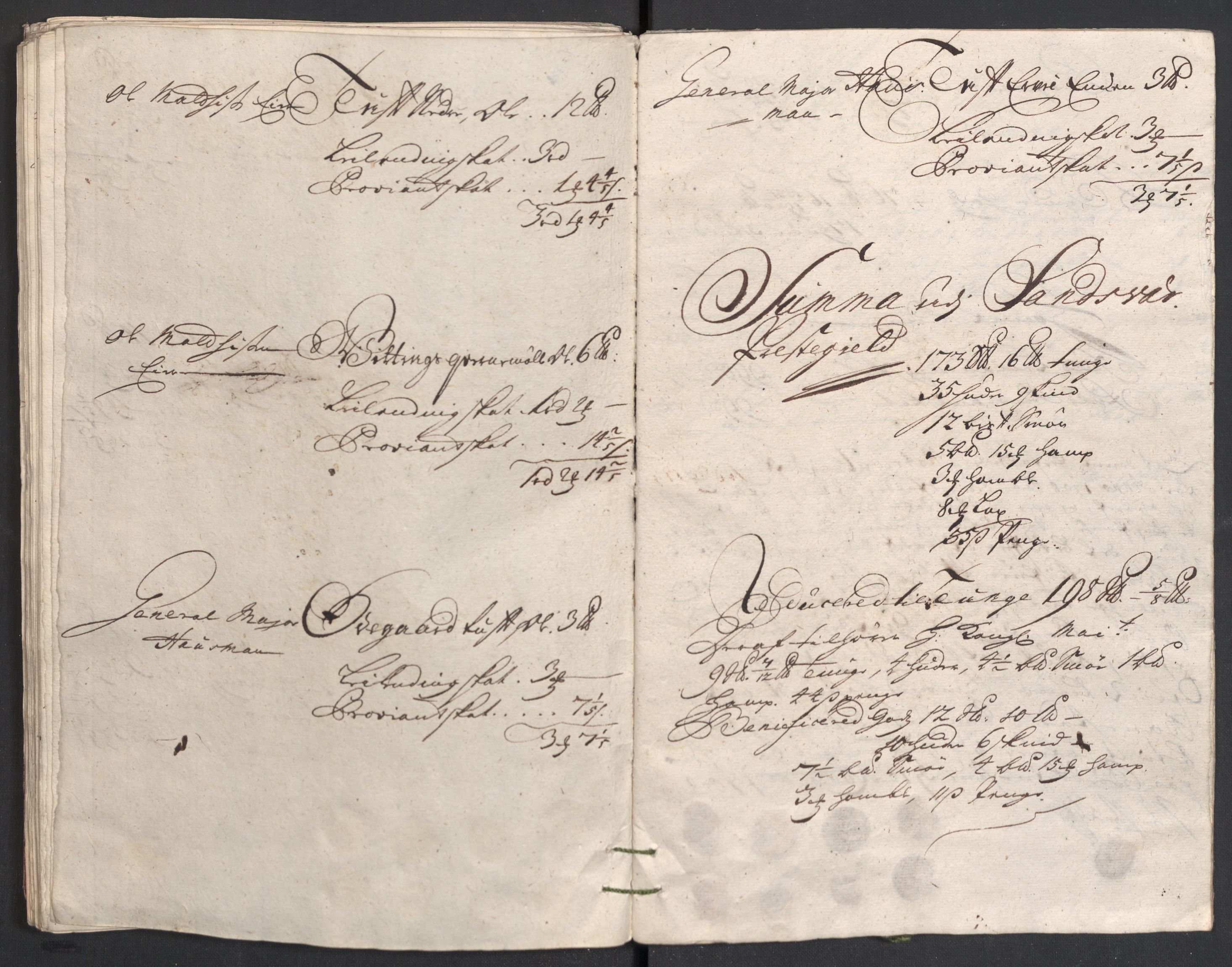 Rentekammeret inntil 1814, Reviderte regnskaper, Fogderegnskap, AV/RA-EA-4092/R24/L1584: Fogderegnskap Numedal og Sandsvær, 1707-1708, p. 329