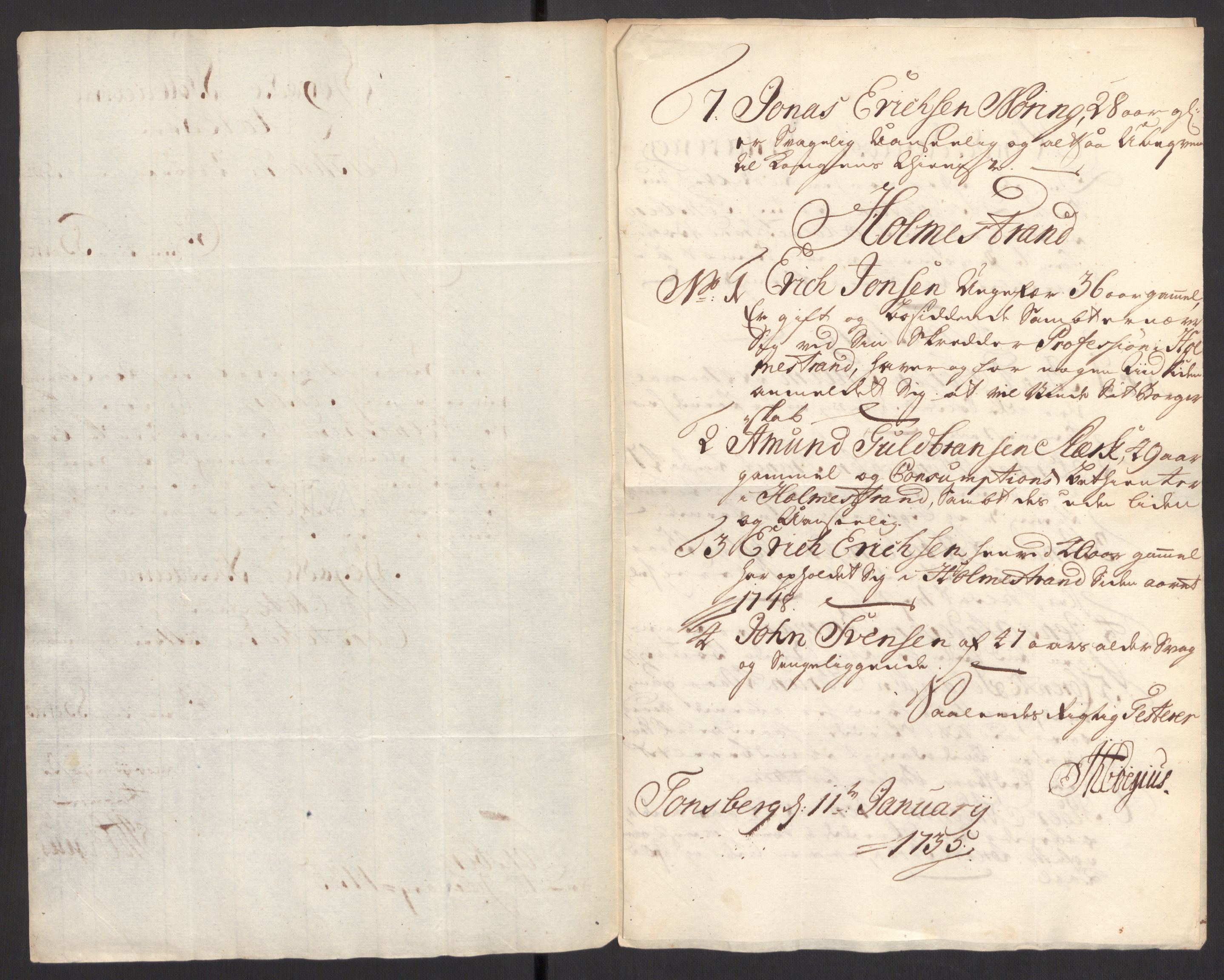 Kristiania stiftamt, SAO/A-10386/G/Gc/L0002: Utlendinger i Akershus stift, 1734-1735, p. 67