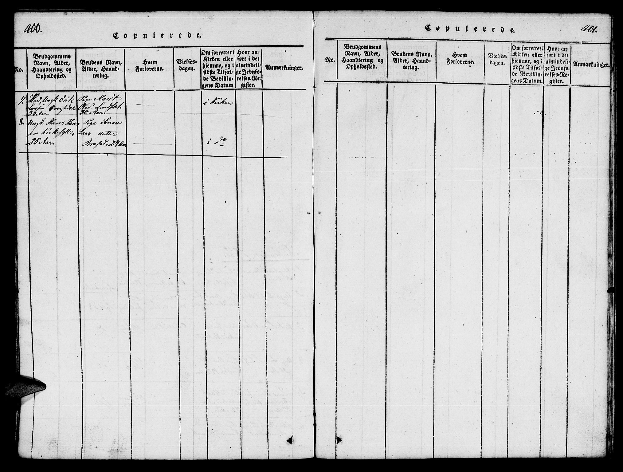 Ministerialprotokoller, klokkerbøker og fødselsregistre - Møre og Romsdal, AV/SAT-A-1454/541/L0546: Parish register (copy) no. 541C01, 1818-1856, p. 400-401