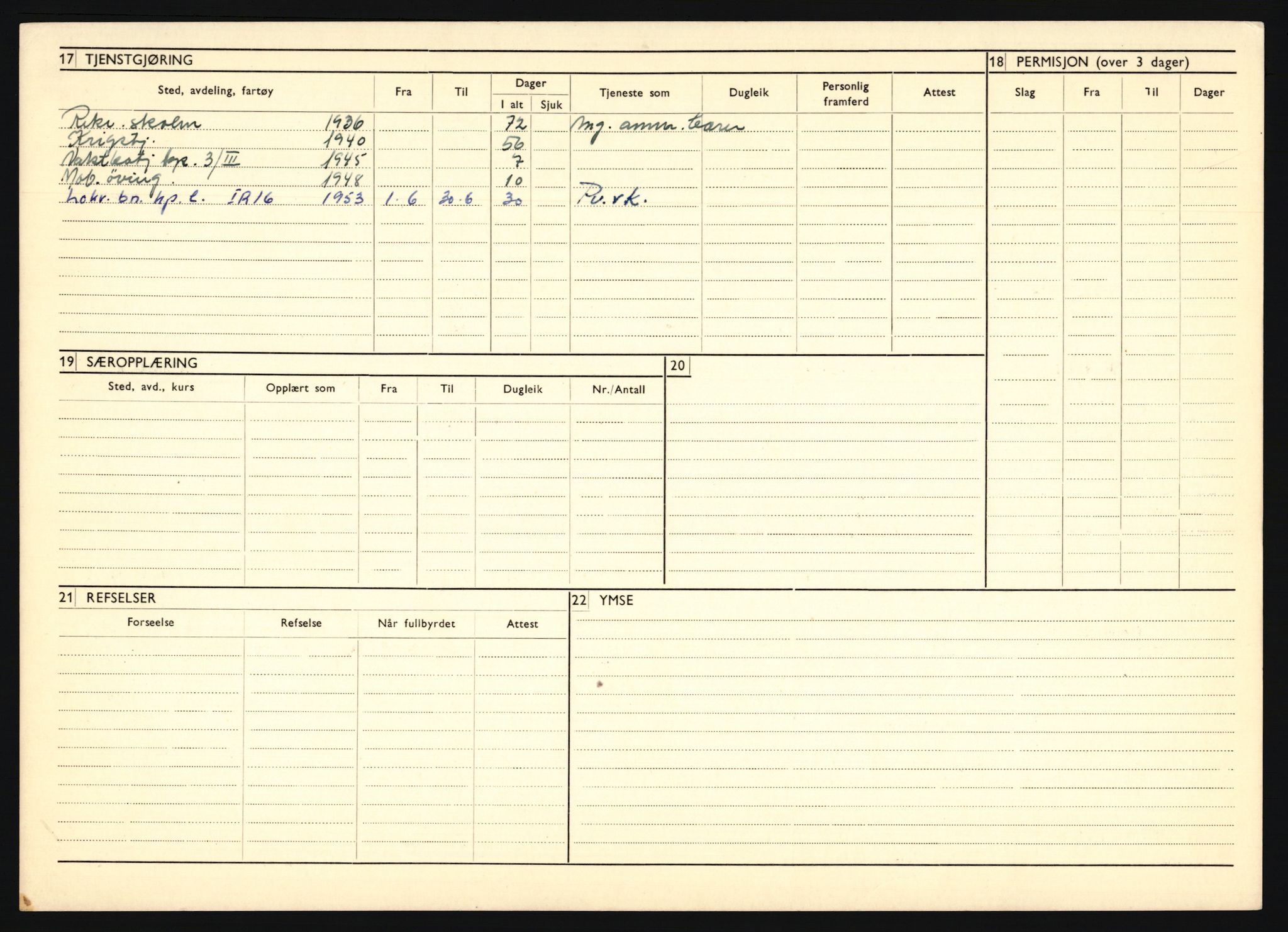 Forsvaret, Troms infanteriregiment nr. 16, AV/RA-RAFA-3146/P/Pa/L0020: Rulleblad for regimentets menige mannskaper, årsklasse 1936, 1936, p. 776