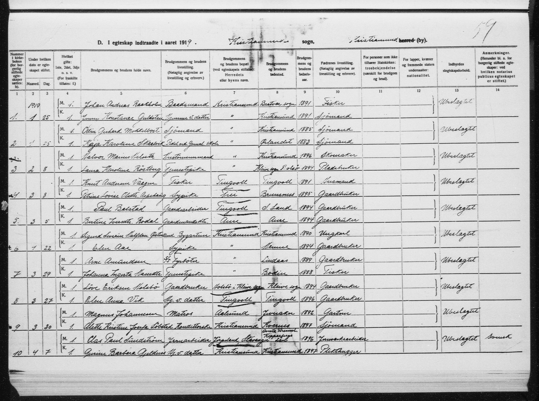 Ministerialprotokoller, klokkerbøker og fødselsregistre - Møre og Romsdal, AV/SAT-A-1454/572/L0862: Parish register (official) no. 572D06, 1917-1935