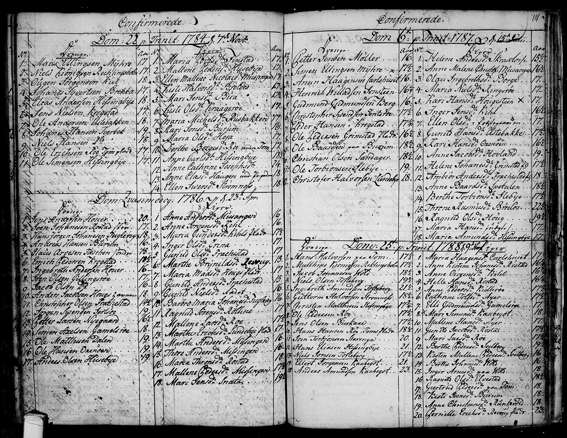 Råde prestekontor kirkebøker, SAO/A-2009/F/Fa/L0002: Parish register (official) no. 2, 1762-1806, p. 111