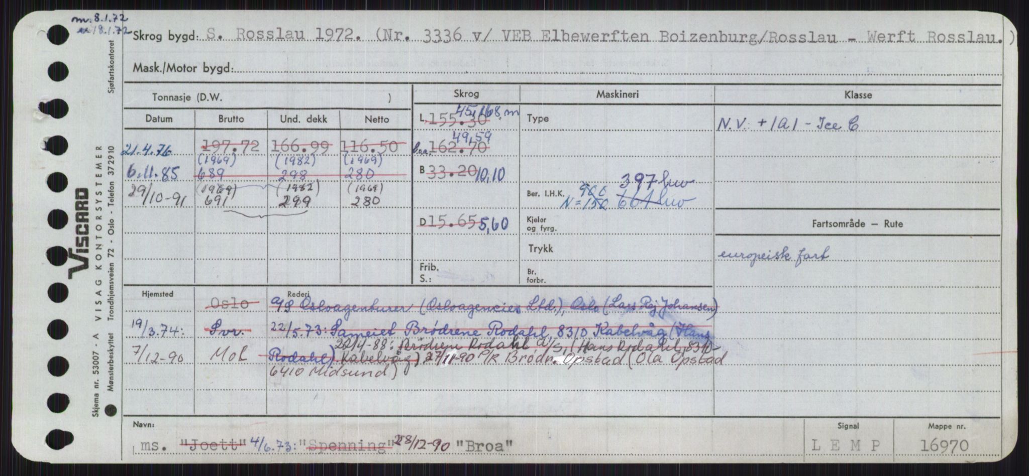 Sjøfartsdirektoratet med forløpere, Skipsmålingen, AV/RA-S-1627/H/Ha/L0001/0002: Fartøy, A-Eig / Fartøy Bjør-Eig, p. 321