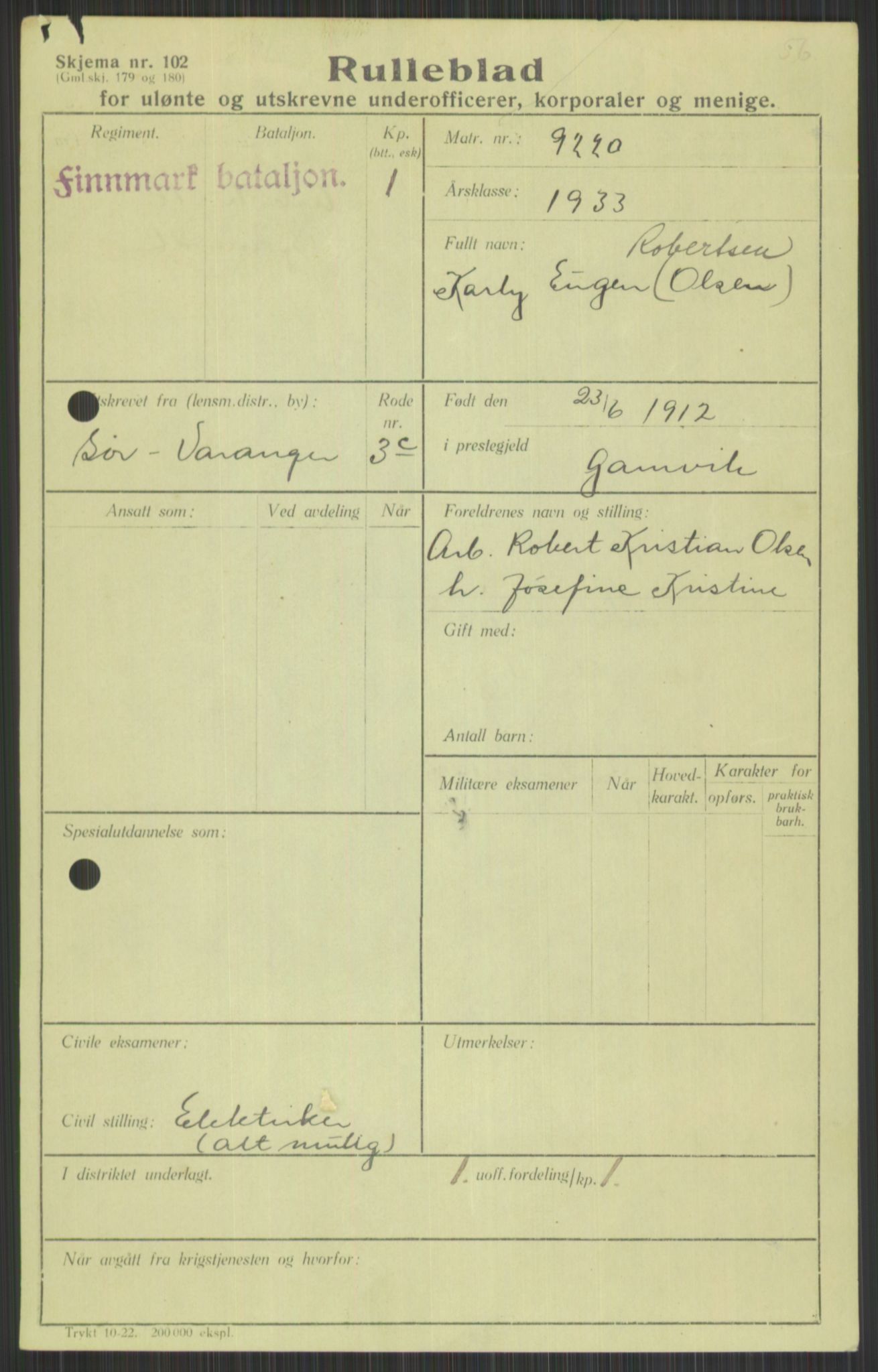 Forsvaret, Varanger bataljon, AV/RA-RAFA-2258/1/D/L0440: Rulleblad for fødte 1892-1912, 1892-1912, p. 1747