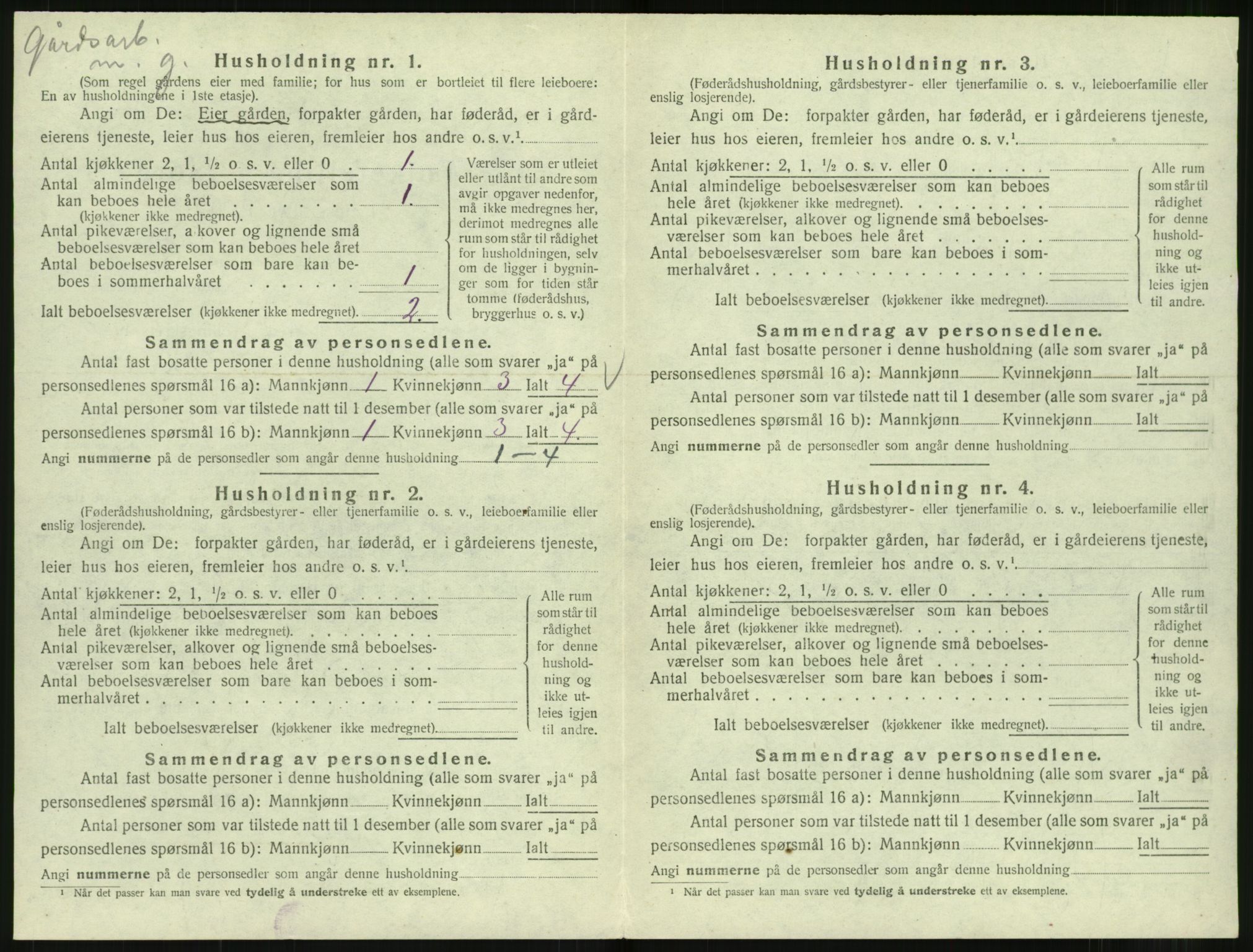 SAT, 1920 census for Norddal, 1920, p. 860
