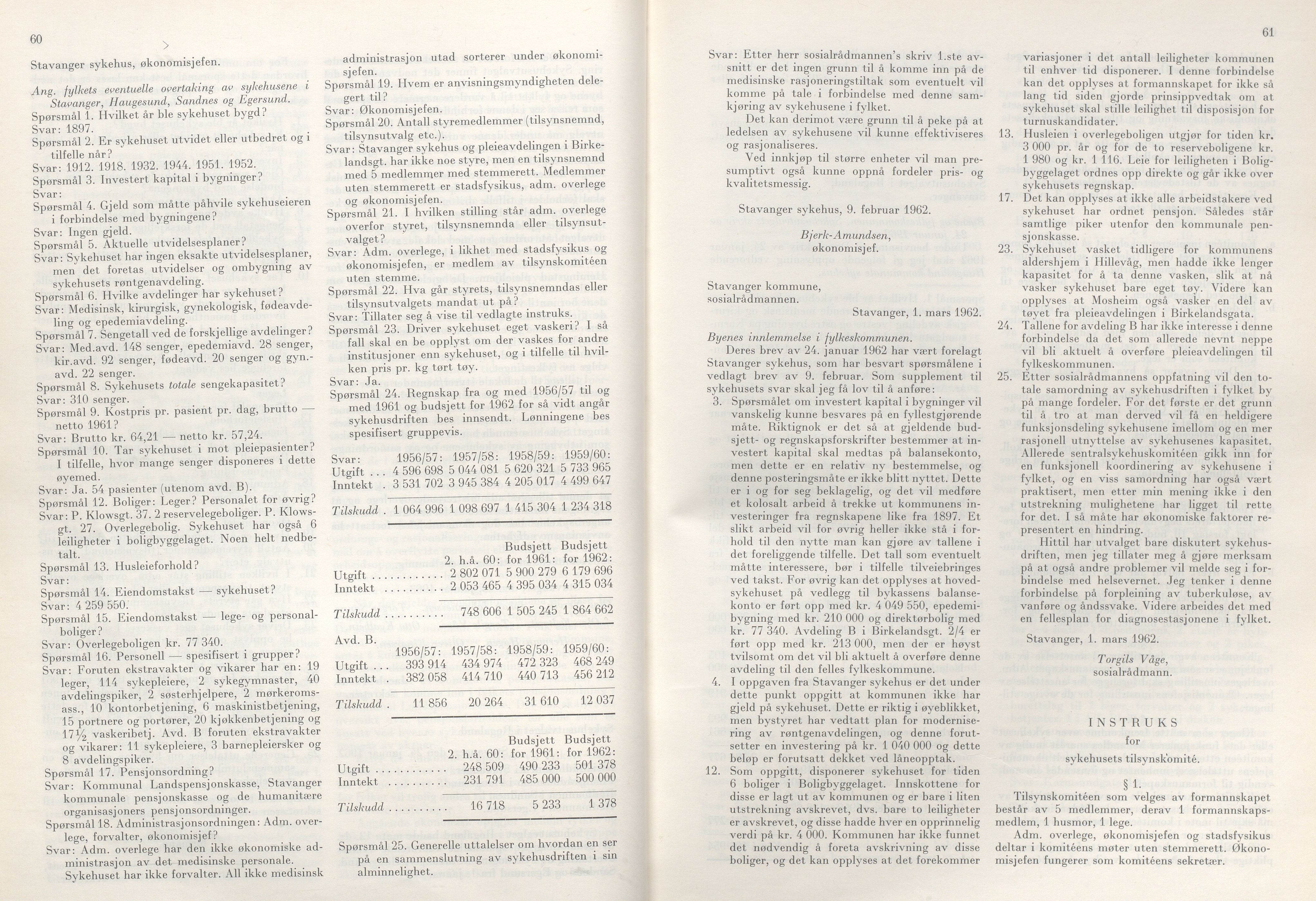 Rogaland fylkeskommune - Fylkesrådmannen , IKAR/A-900/A/Aa/Aaa/L0083: Møtebok , 1963, p. 60-61