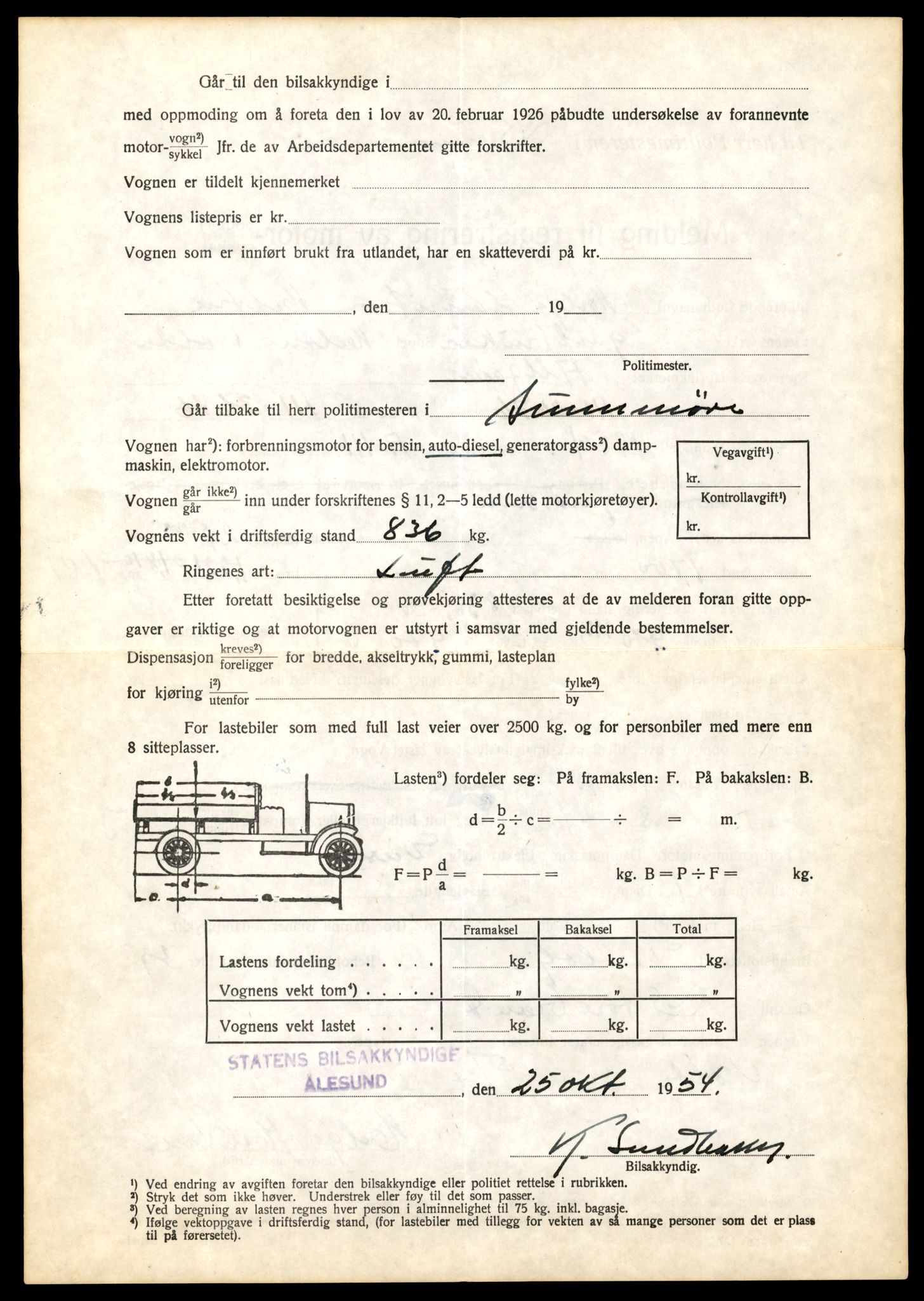 Møre og Romsdal vegkontor - Ålesund trafikkstasjon, SAT/A-4099/F/Fe/L0033: Registreringskort for kjøretøy T 12151 - T 12474, 1927-1998, p. 3654