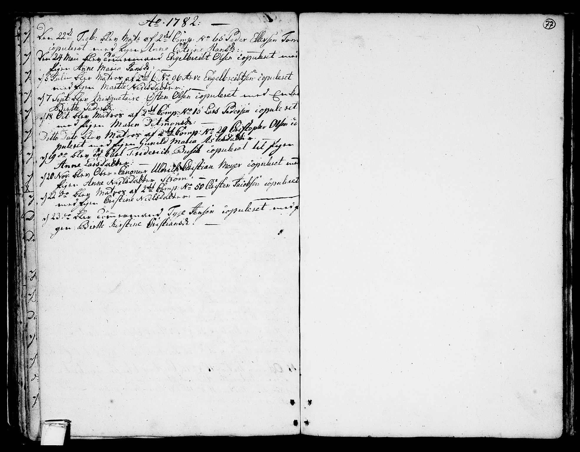 Stavern kirkebøker, SAKO/A-318/F/Fa/L0001: Parish register (official) no. 1, 1756-1782, p. 77