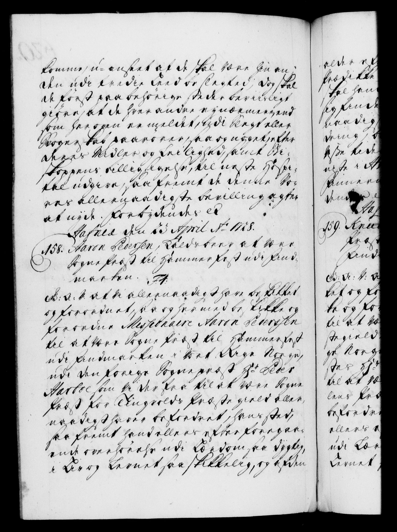 Danske Kanselli 1572-1799, AV/RA-EA-3023/F/Fc/Fca/Fcaa/L0025: Norske registre, 1726-1728, p. 629b