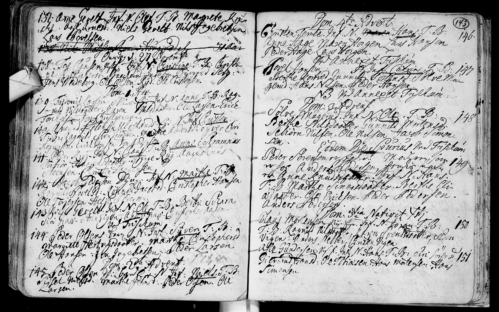 Eiker kirkebøker, AV/SAKO-A-4/F/Fa/L0003: Parish register (official) no. I 3, 1724-1753, p. 143