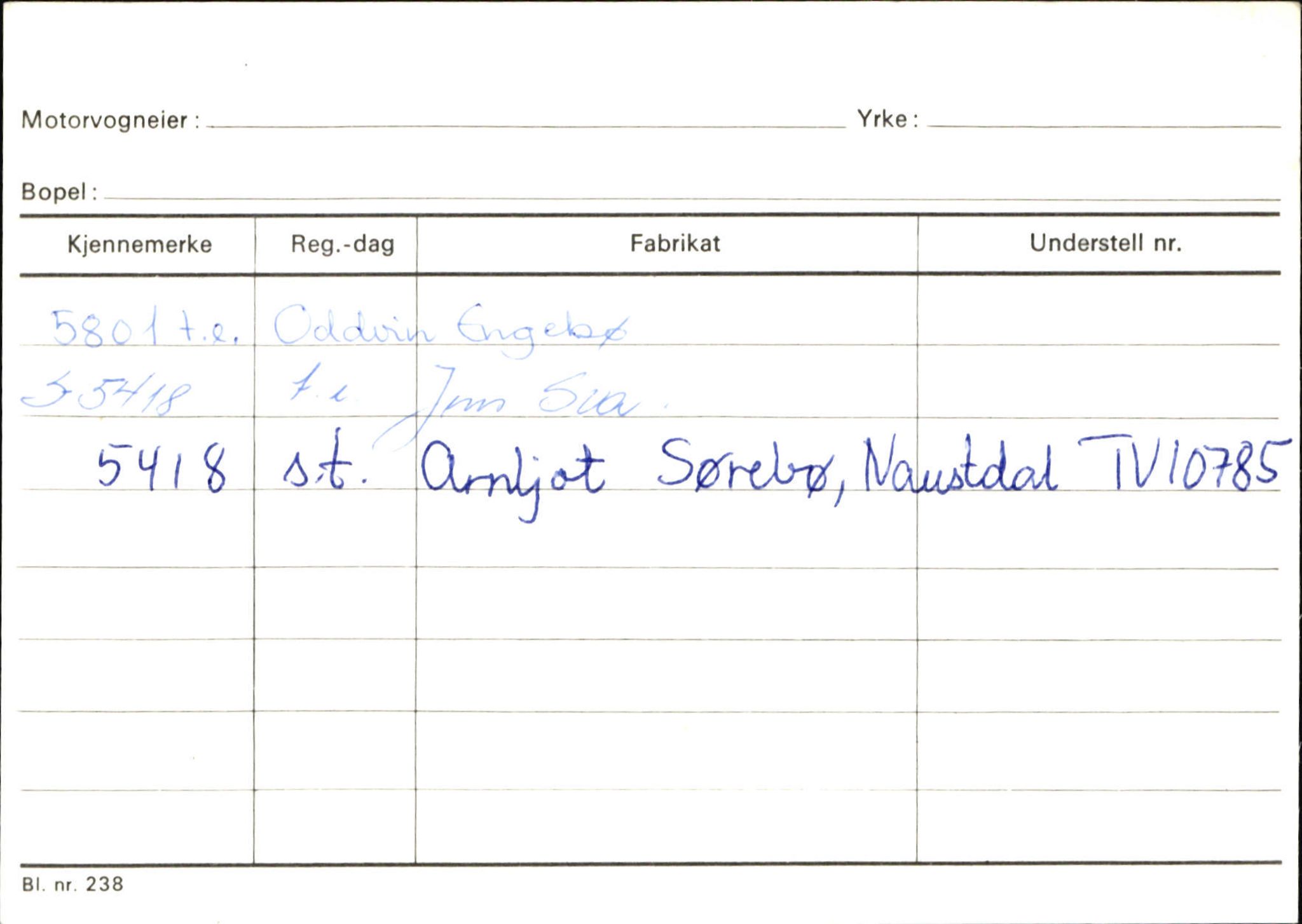 Statens vegvesen, Sogn og Fjordane vegkontor, AV/SAB-A-5301/4/F/L0132: Eigarregister Askvoll A-Å. Balestrand A-Å, 1945-1975, p. 1333