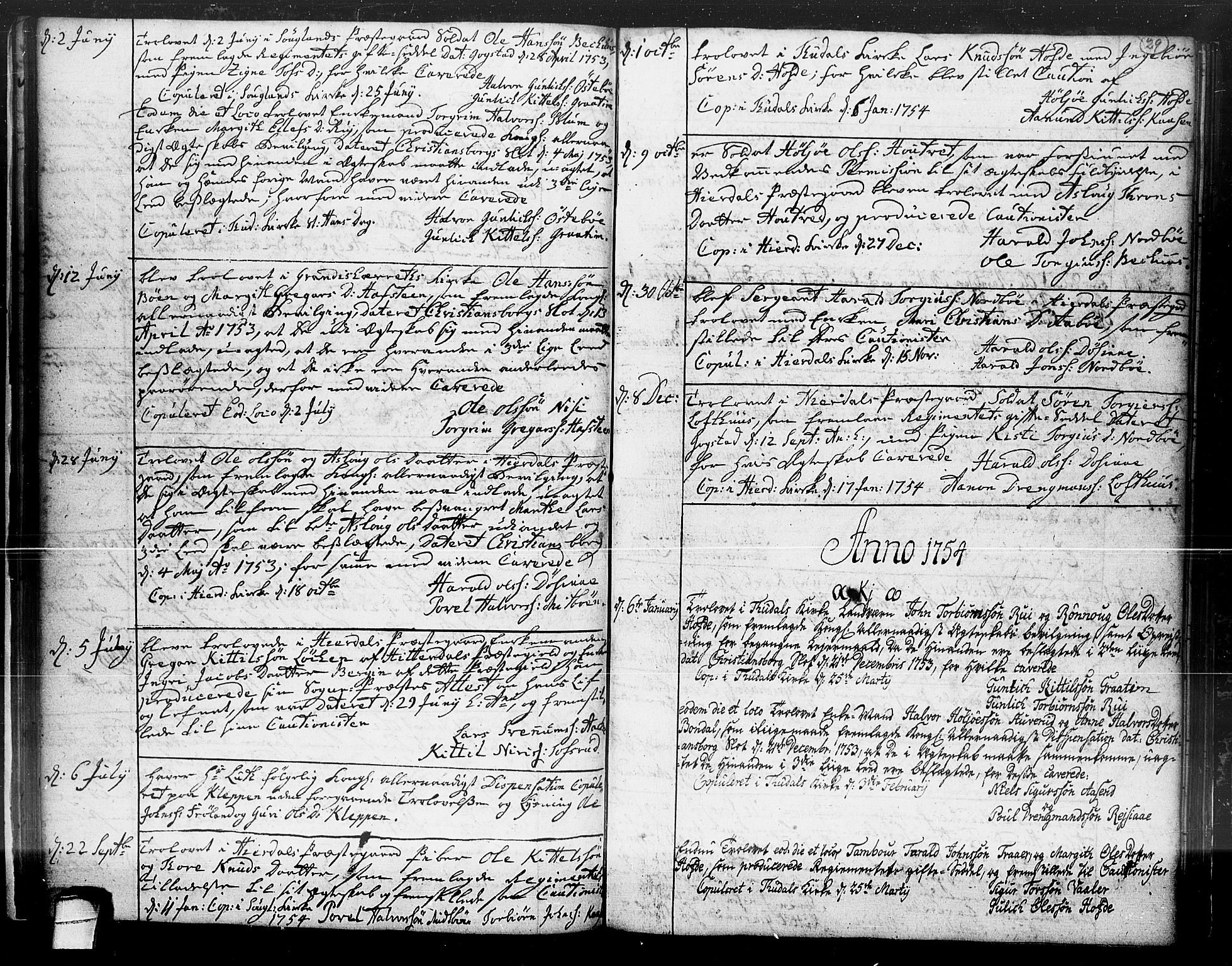 Hjartdal kirkebøker, SAKO/A-270/F/Fa/L0004: Parish register (official) no. I 4, 1727-1795, p. 29