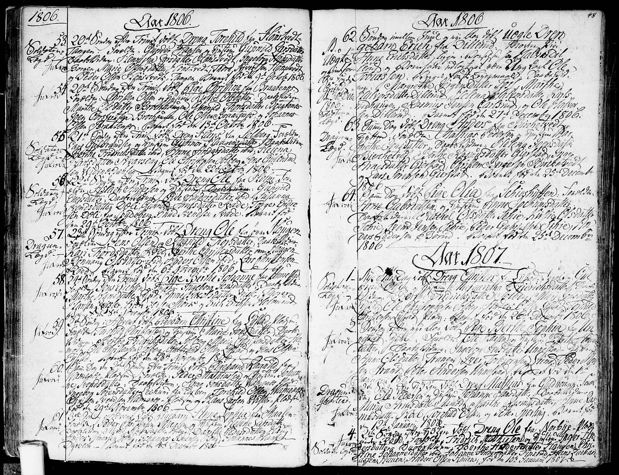 Skiptvet prestekontor Kirkebøker, AV/SAO-A-20009/F/Fa/L0004: Parish register (official) no. 4, 1794-1814, p. 48
