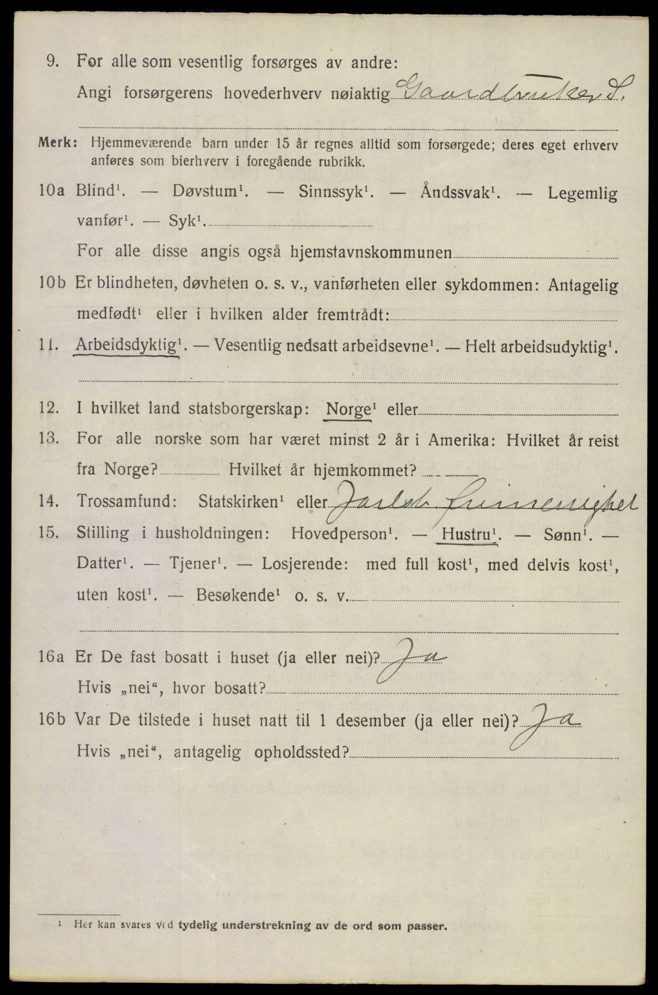 SAKO, 1920 census for Ramnes, 1920, p. 1471