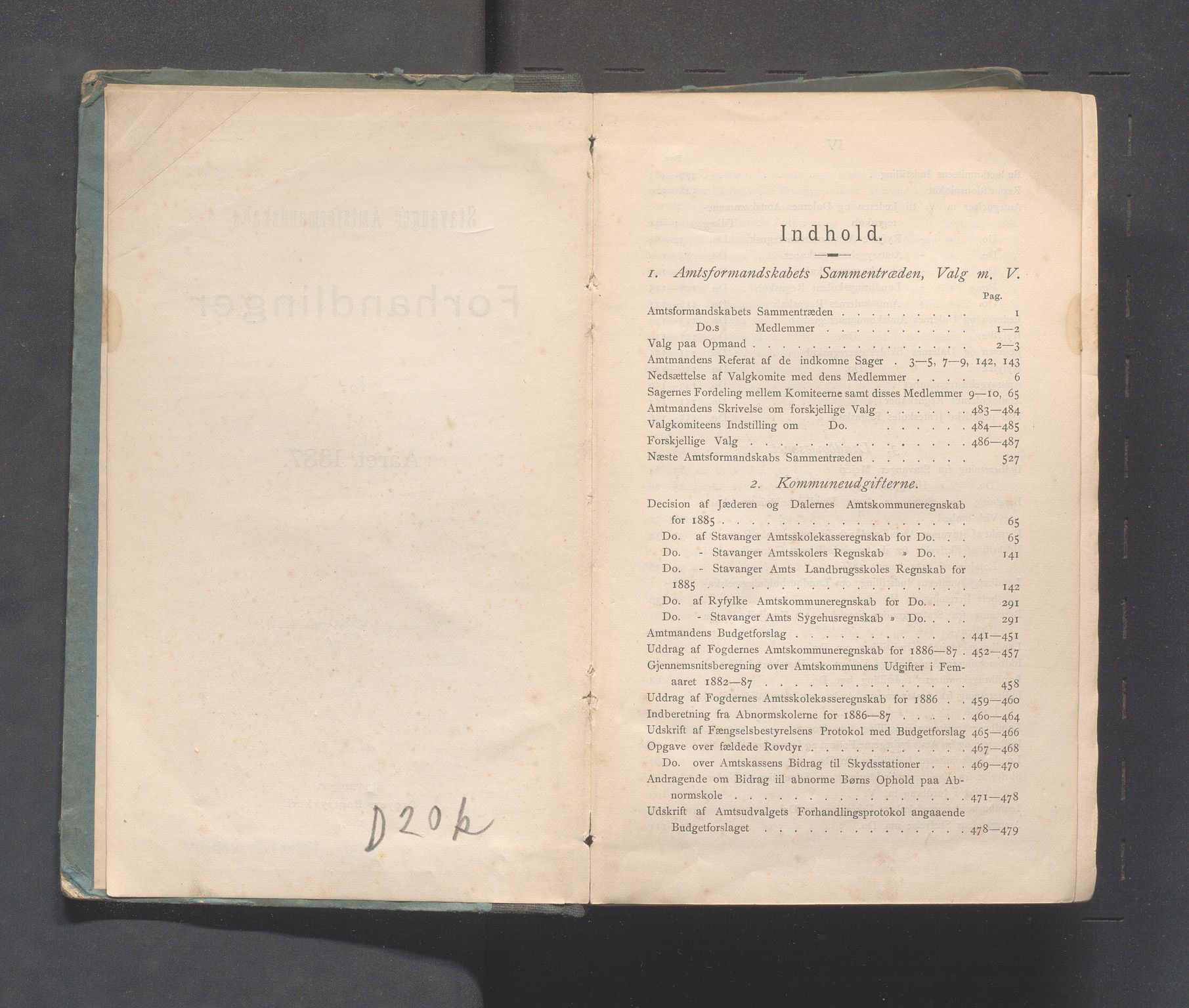 Rogaland fylkeskommune - Fylkesrådmannen , IKAR/A-900/A, 1887, p. 3