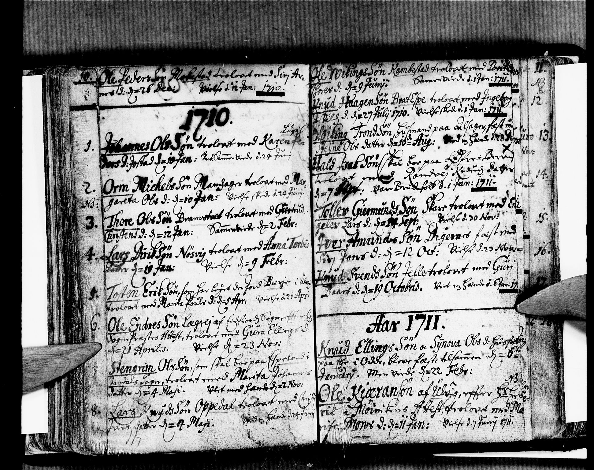 Ullensvang sokneprestembete, SAB/A-78701/H/Haa: Parish register (official) no. A 2, 1669-1732