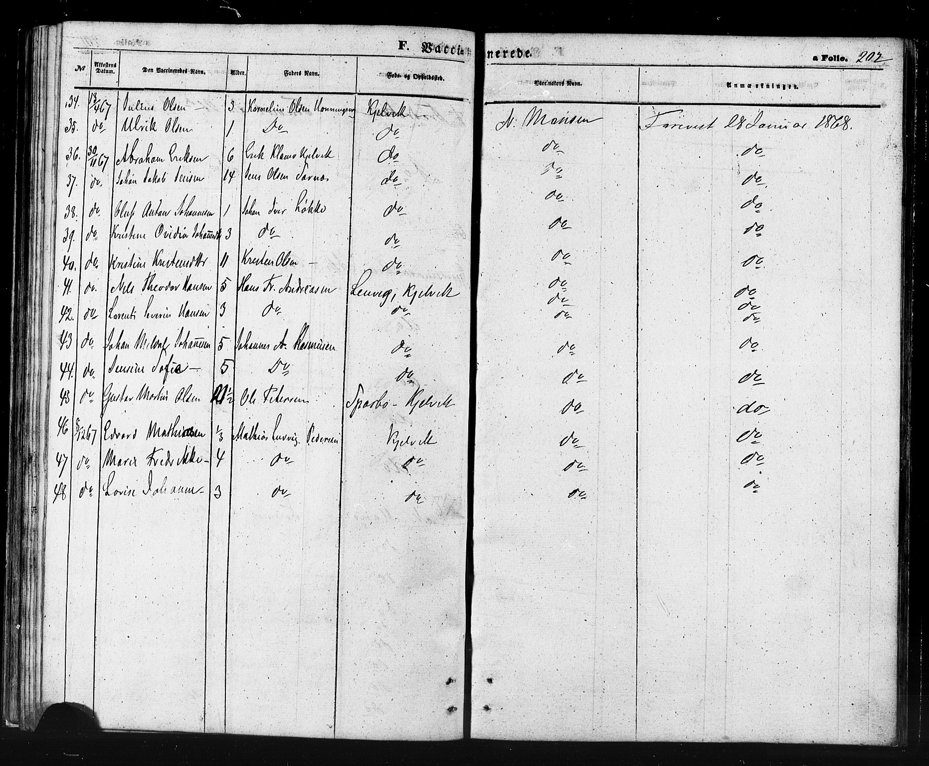 Måsøy sokneprestkontor, SATØ/S-1348/H/Ha/L0006kirke: Parish register (official) no. 6, 1861-1886, p. 202