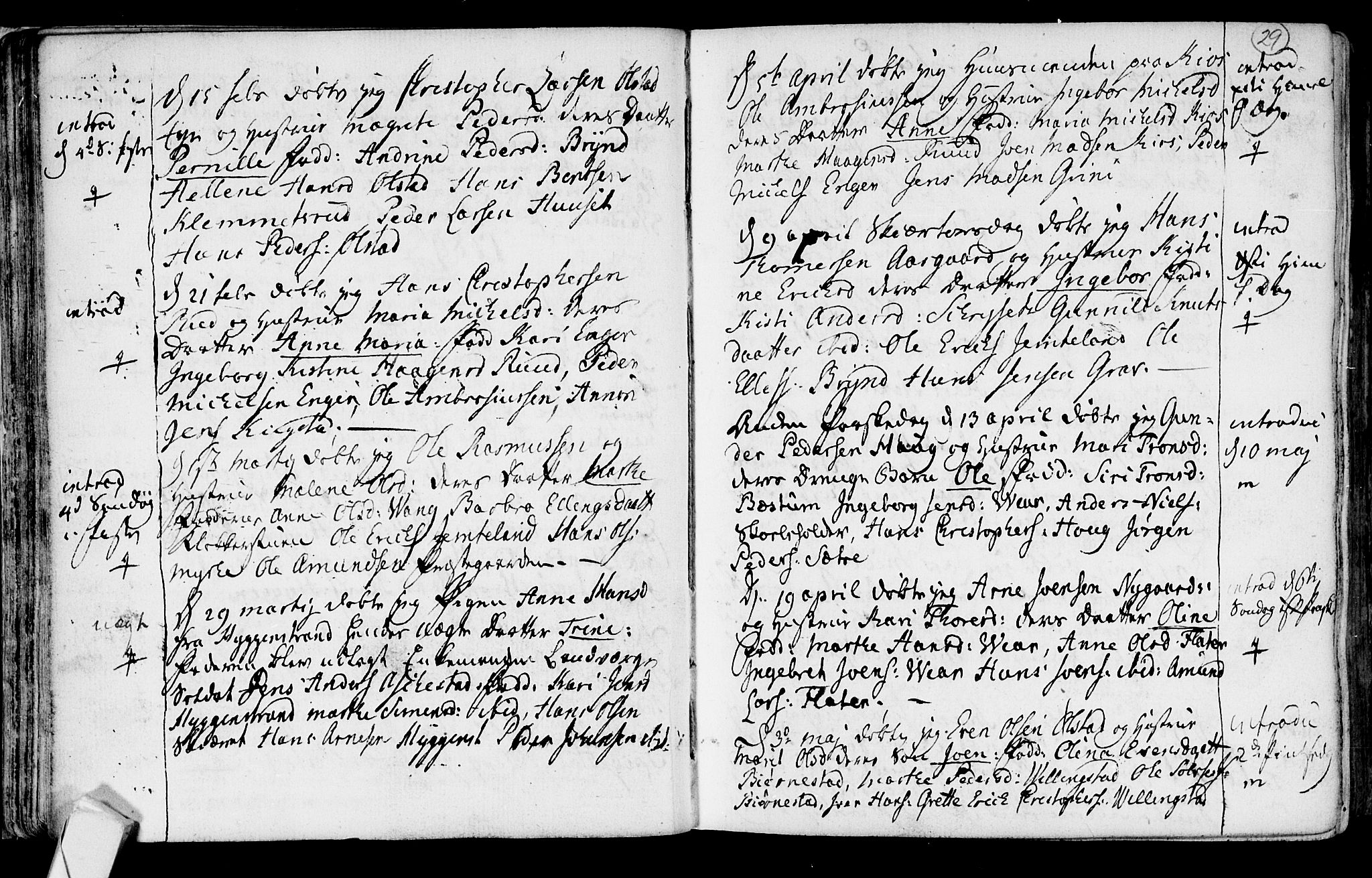 Røyken kirkebøker, AV/SAKO-A-241/F/Fa/L0003: Parish register (official) no. 3, 1782-1813, p. 29