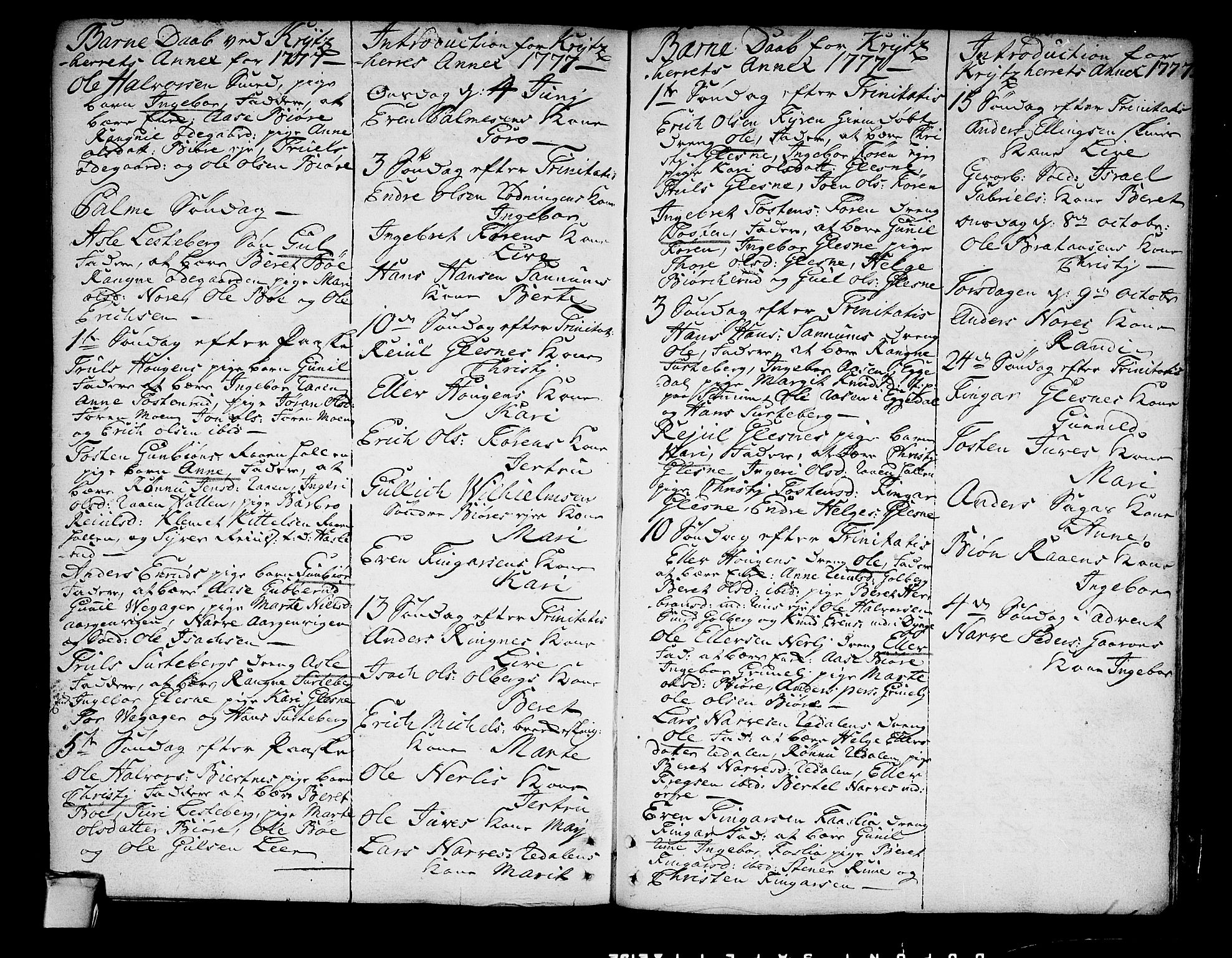 Sigdal kirkebøker, AV/SAKO-A-245/F/Fa/L0001: Parish register (official) no. I 1, 1722-1777