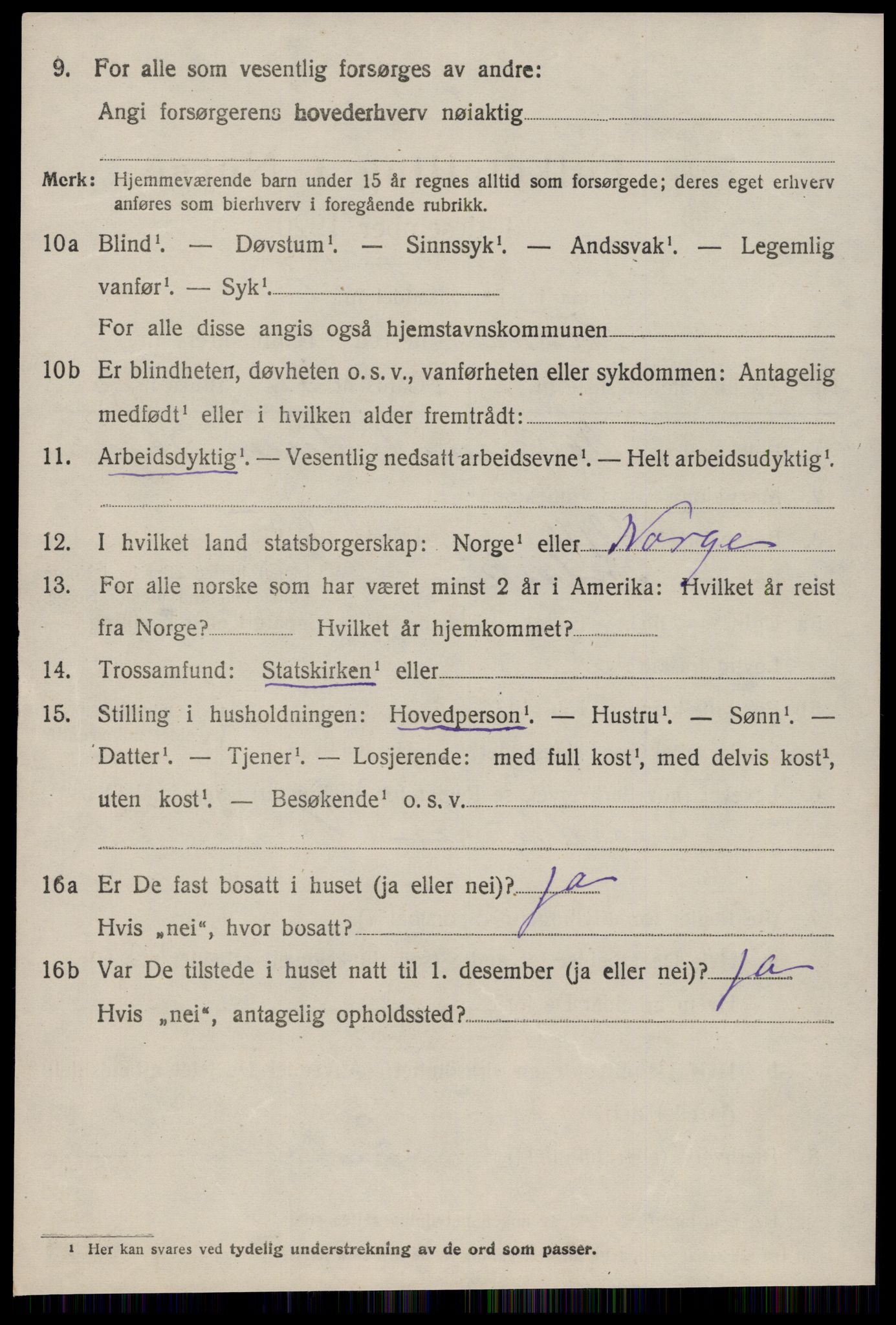 SAT, 1920 census for Fræna, 1920, p. 3544