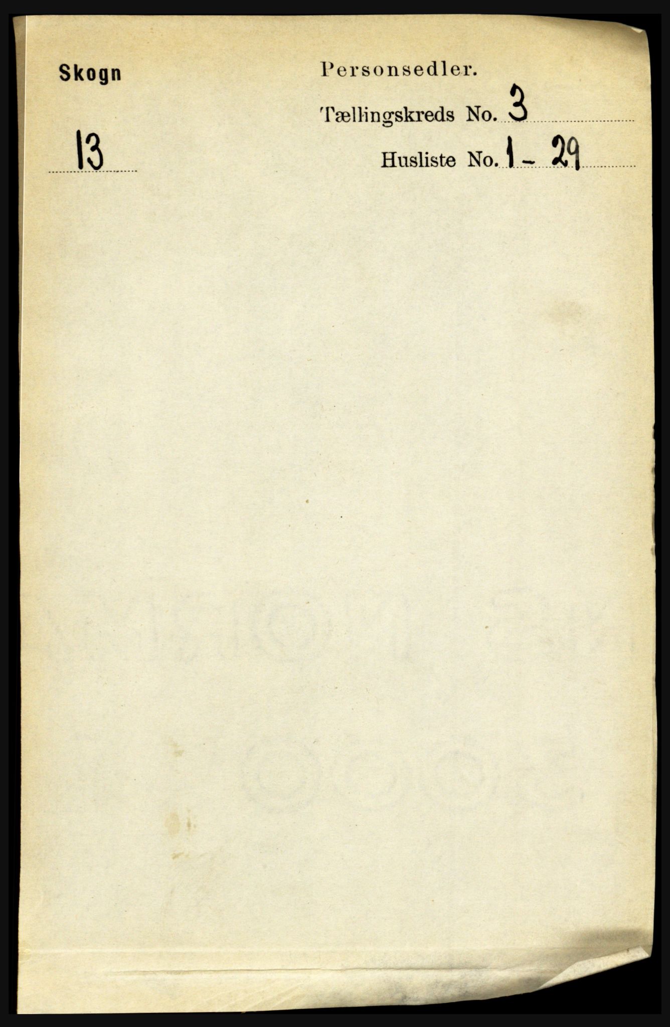 RA, 1891 census for 1719 Skogn, 1891, p. 1649