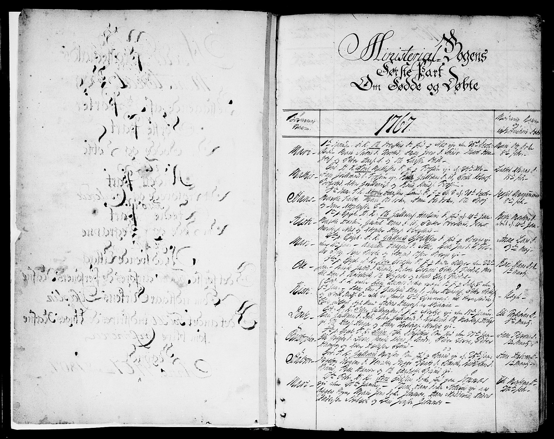 Asker prestekontor Kirkebøker, SAO/A-10256a/F/Fa/L0003: Parish register (official) no. I 3, 1767-1807, p. 2