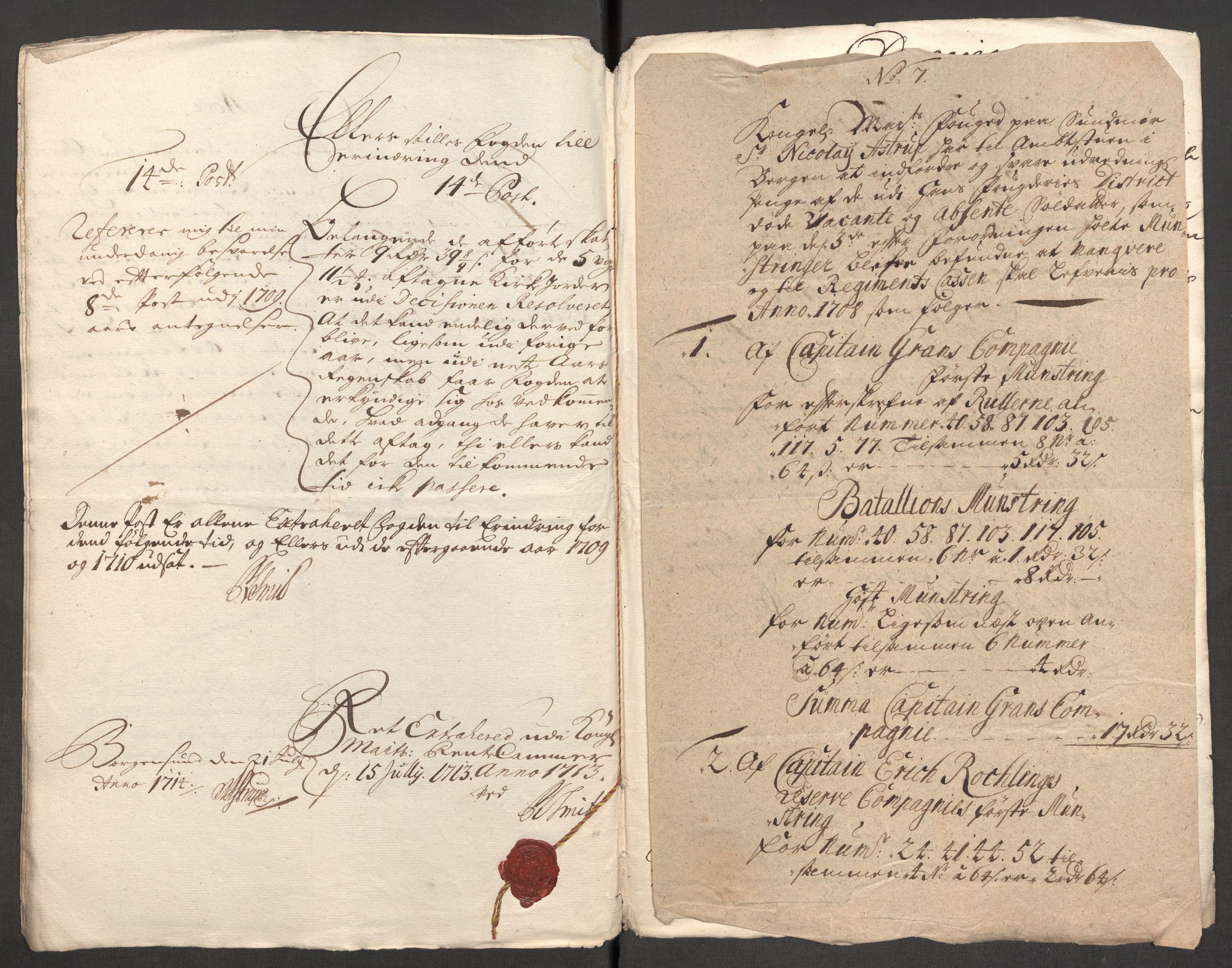 Rentekammeret inntil 1814, Reviderte regnskaper, Fogderegnskap, AV/RA-EA-4092/R54/L3562: Fogderegnskap Sunnmøre, 1708-1709, p. 239