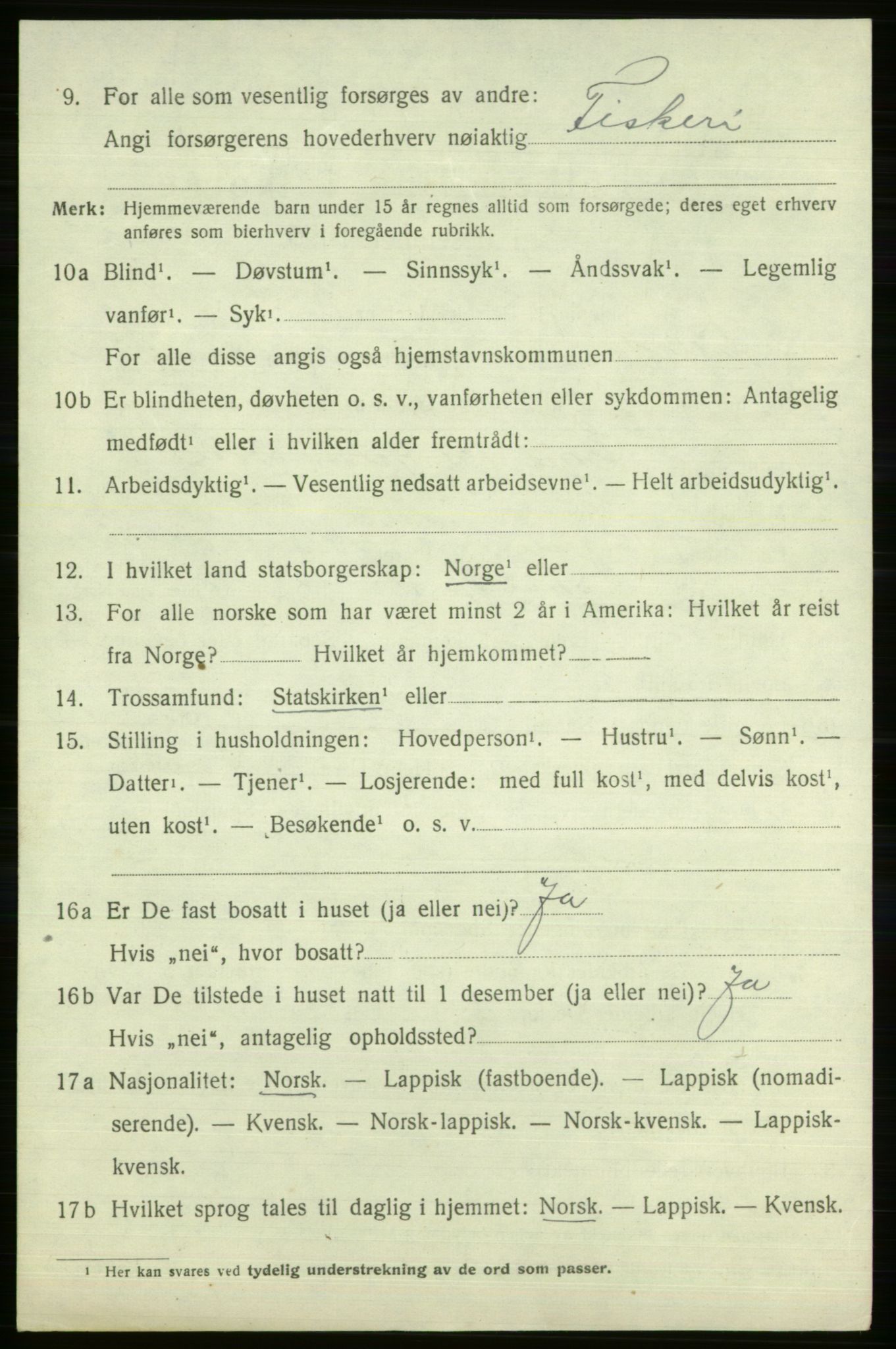 SATØ, 1920 census for Vardø rural district, 1920, p. 2599