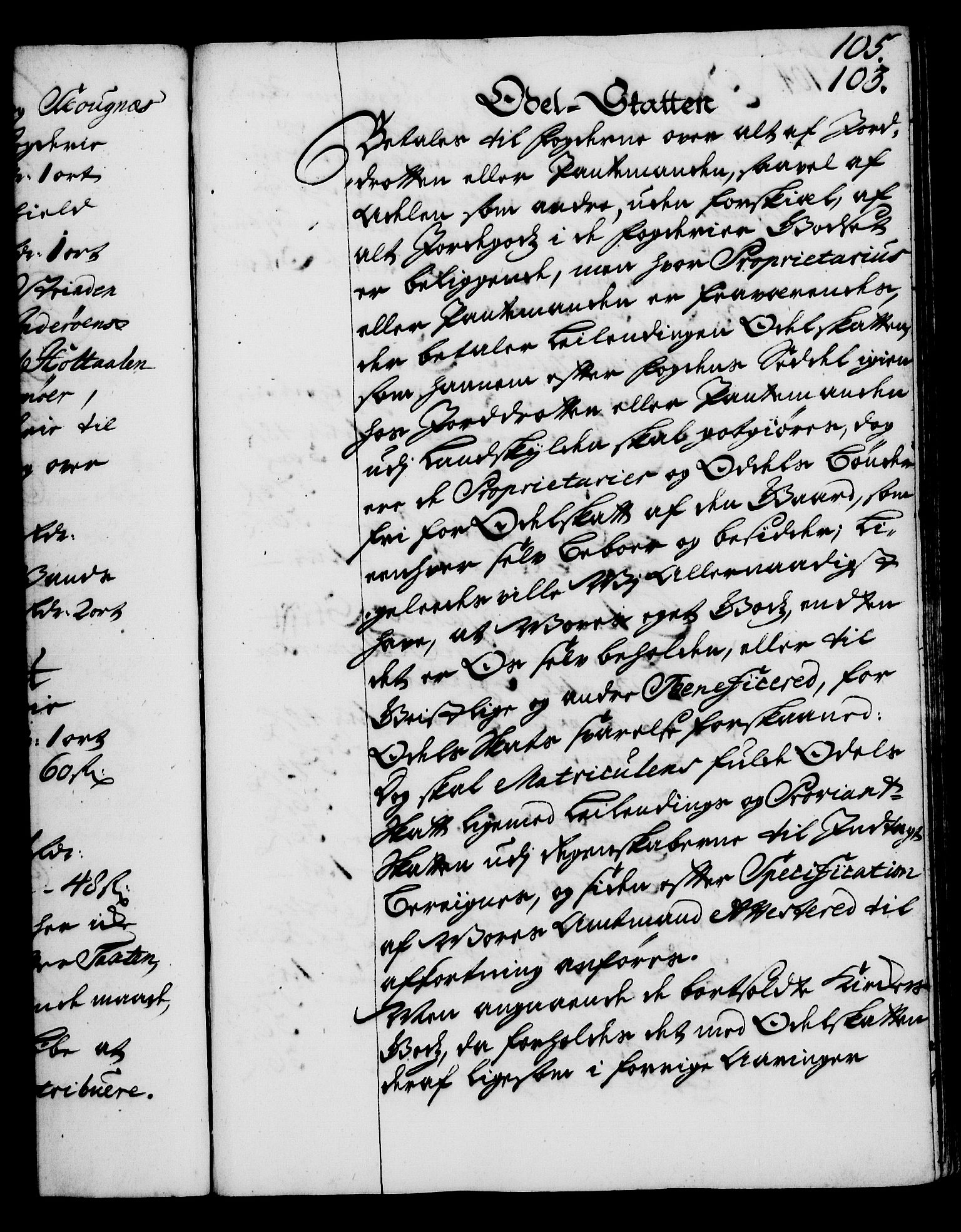 Rentekammeret, Kammerkanselliet, RA/EA-3111/G/Gg/Gga/L0002: Norsk ekspedisjonsprotokoll med register (merket RK 53.2), 1723-1727, p. 103