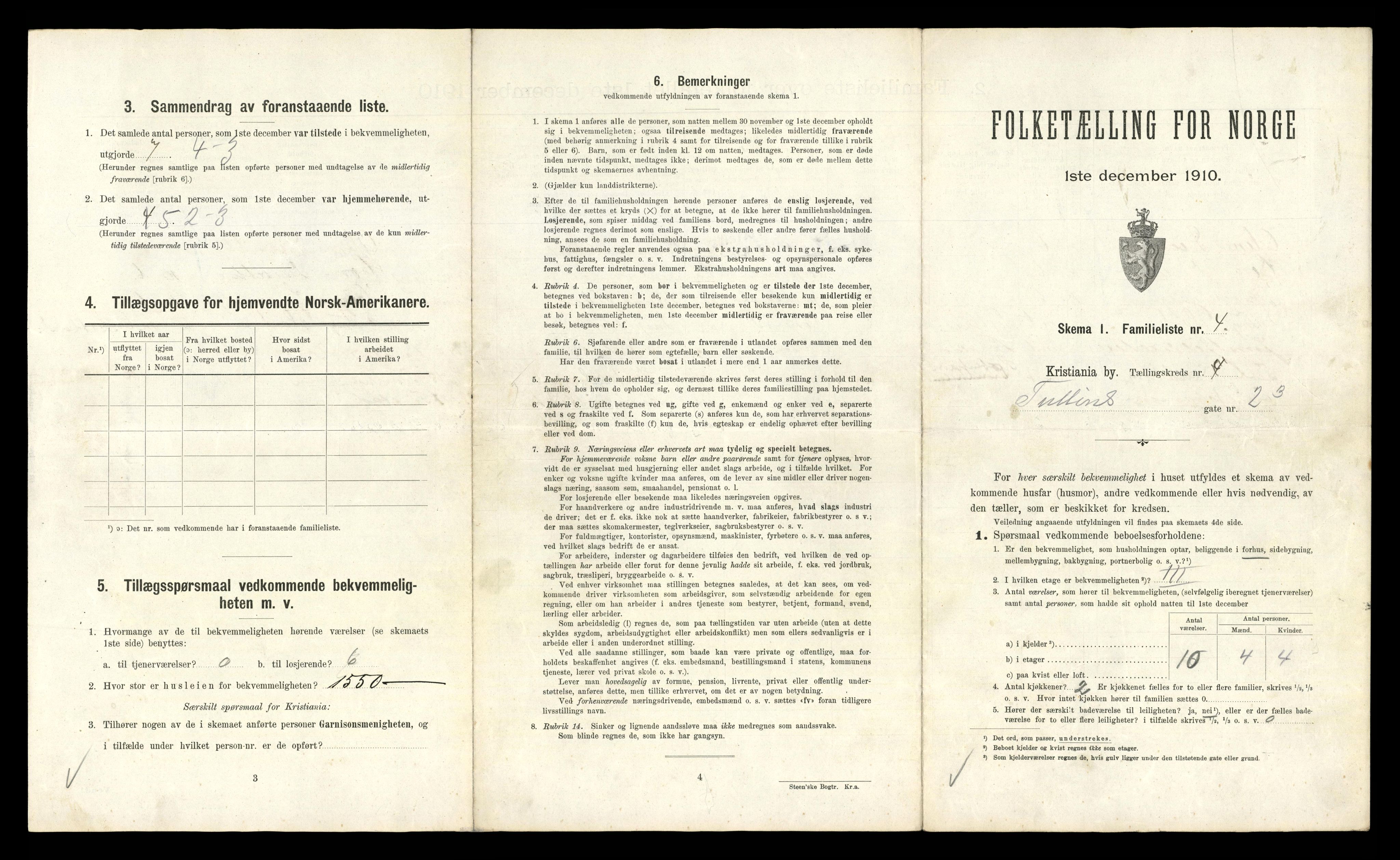 RA, 1910 census for Kristiania, 1910, p. 112779