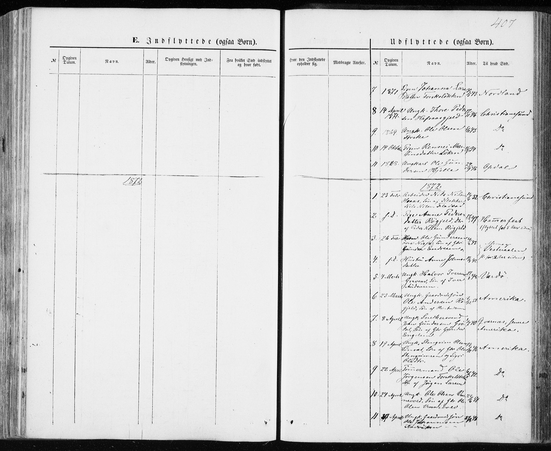 Ministerialprotokoller, klokkerbøker og fødselsregistre - Møre og Romsdal, AV/SAT-A-1454/590/L1013: Parish register (official) no. 590A05, 1847-1877, p. 407