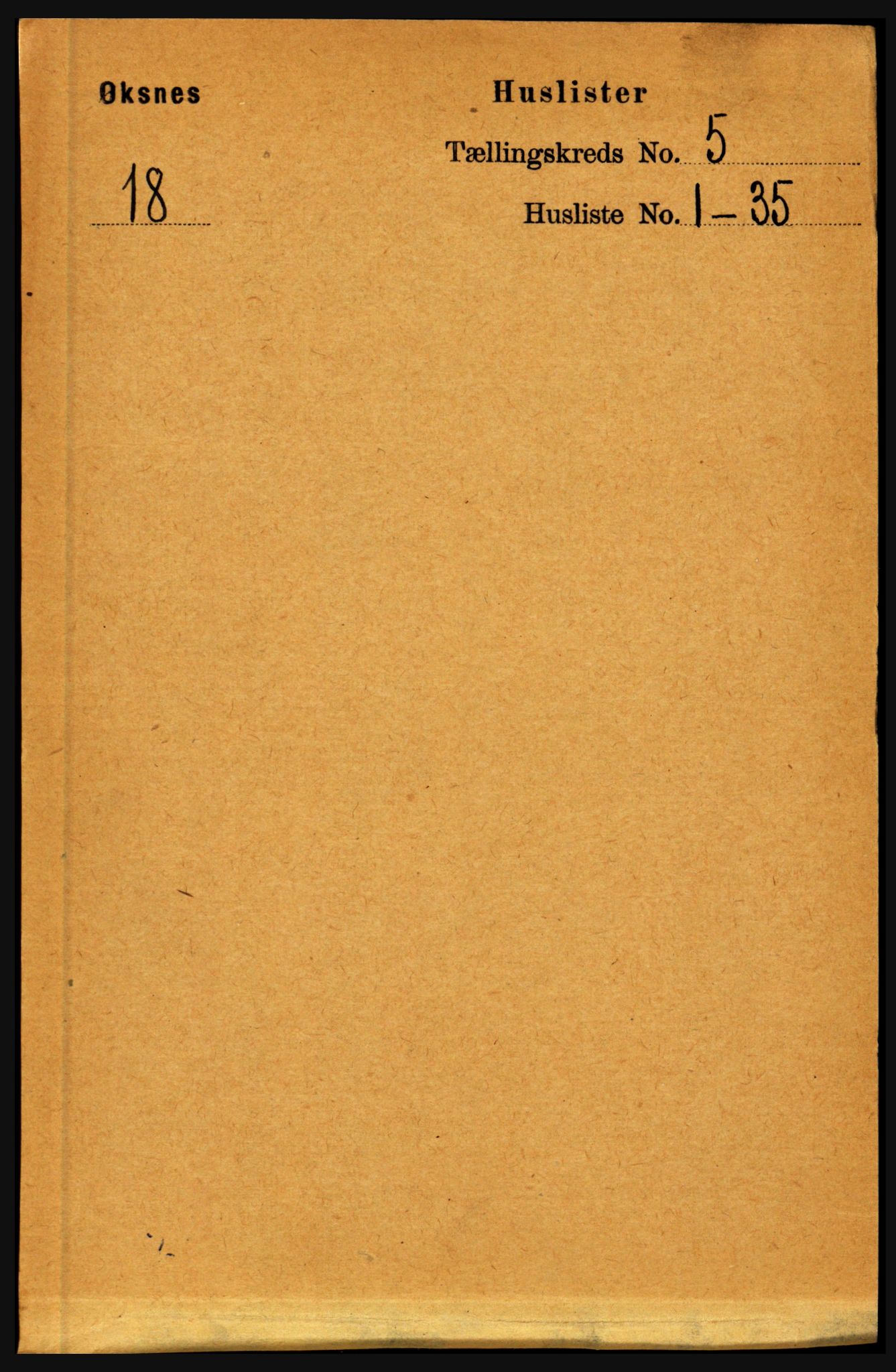 RA, 1891 census for 1868 Øksnes, 1891, p. 2167