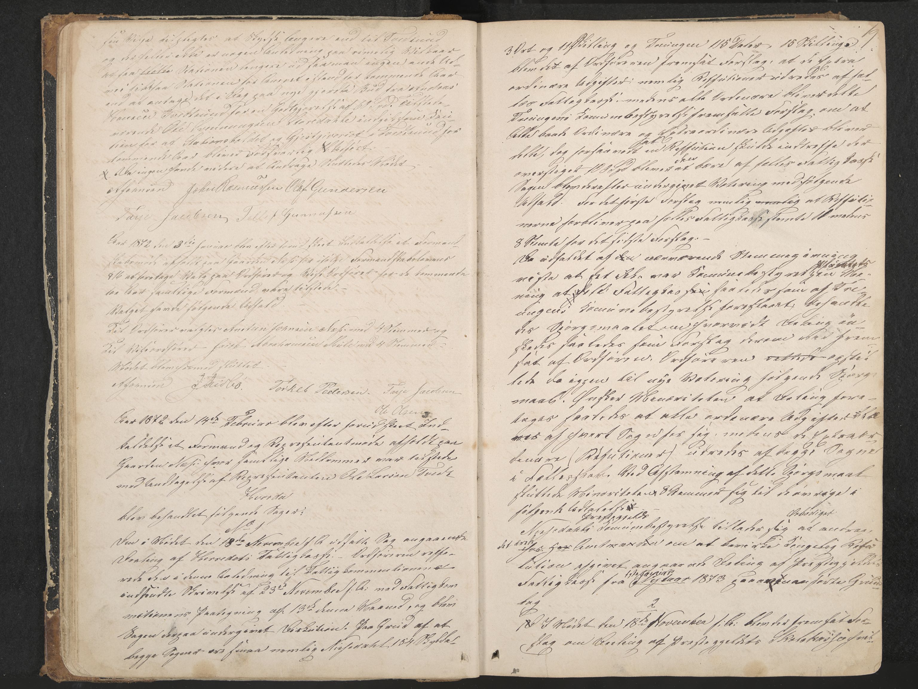 Nissedal formannskap og sentraladministrasjon, IKAK/0830021-1/A/L0002: Møtebok, 1870-1892, p. 19