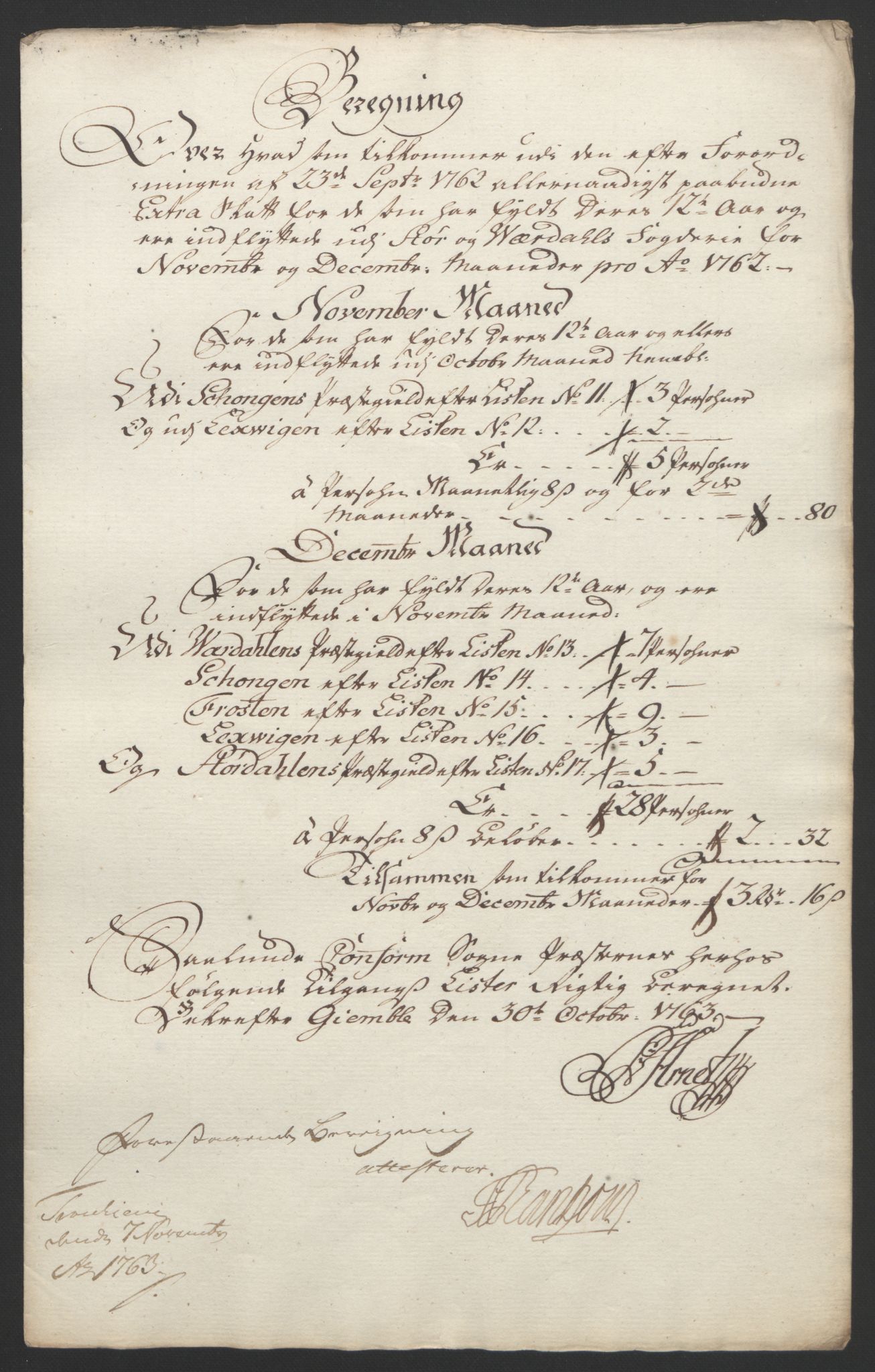Rentekammeret inntil 1814, Reviderte regnskaper, Fogderegnskap, RA/EA-4092/R62/L4303: Ekstraskatten Stjørdal og Verdal, 1762-1763, p. 29