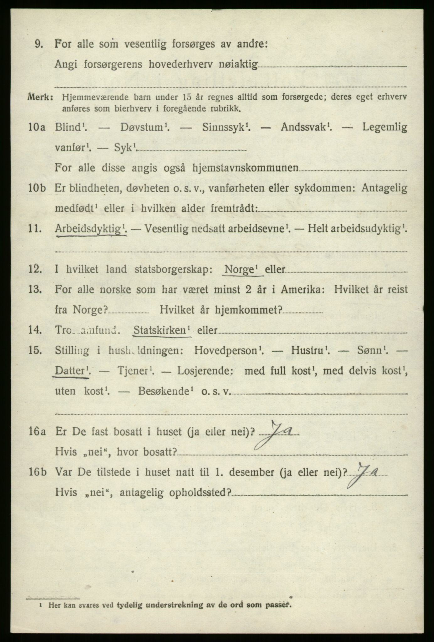 SAB, 1920 census for Innvik, 1920, p. 1756