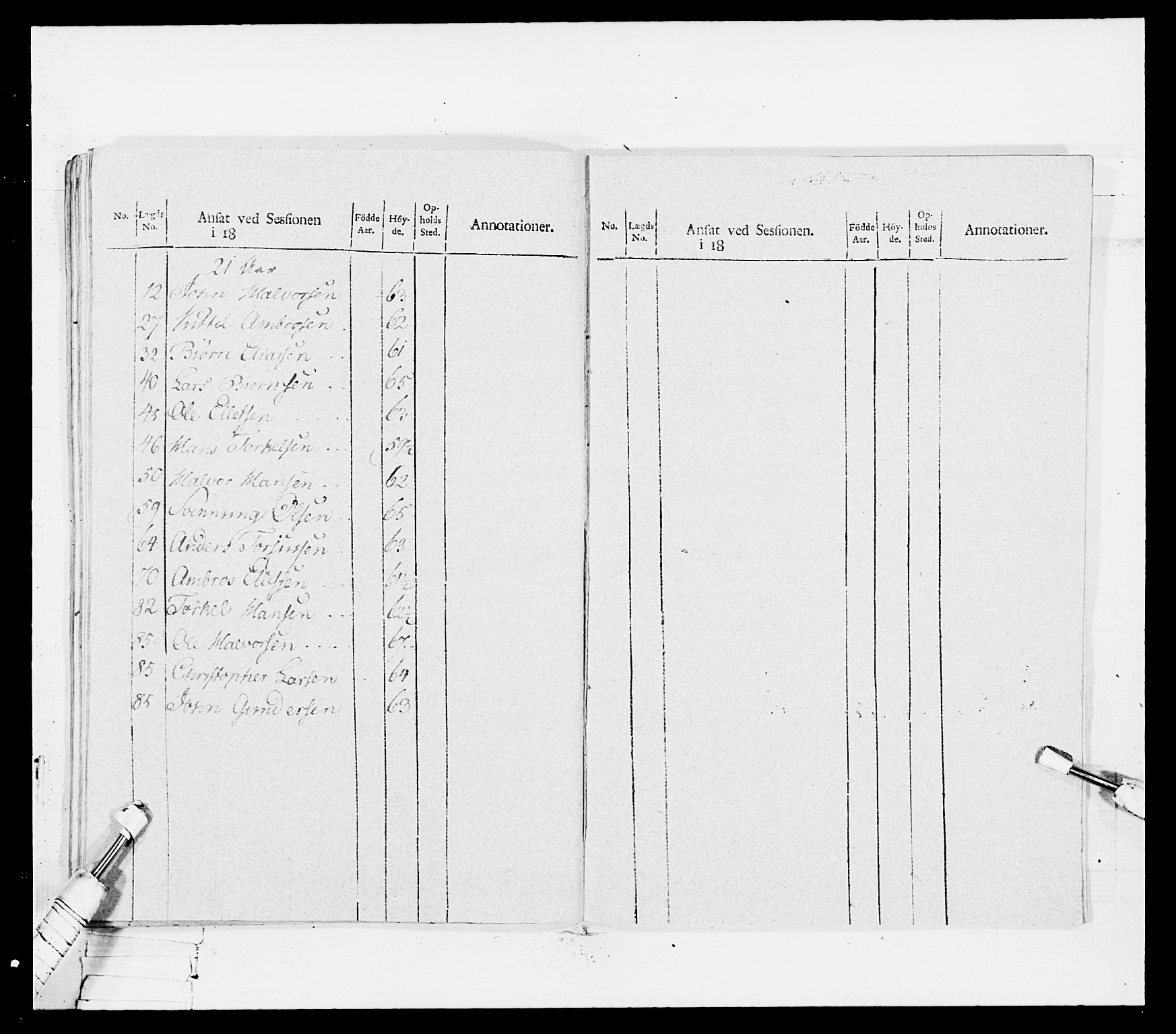 Generalitets- og kommissariatskollegiet, Det kongelige norske kommissariatskollegium, AV/RA-EA-5420/E/Eh/L0114: Telemarkske nasjonale infanteriregiment, 1789-1802, p. 501