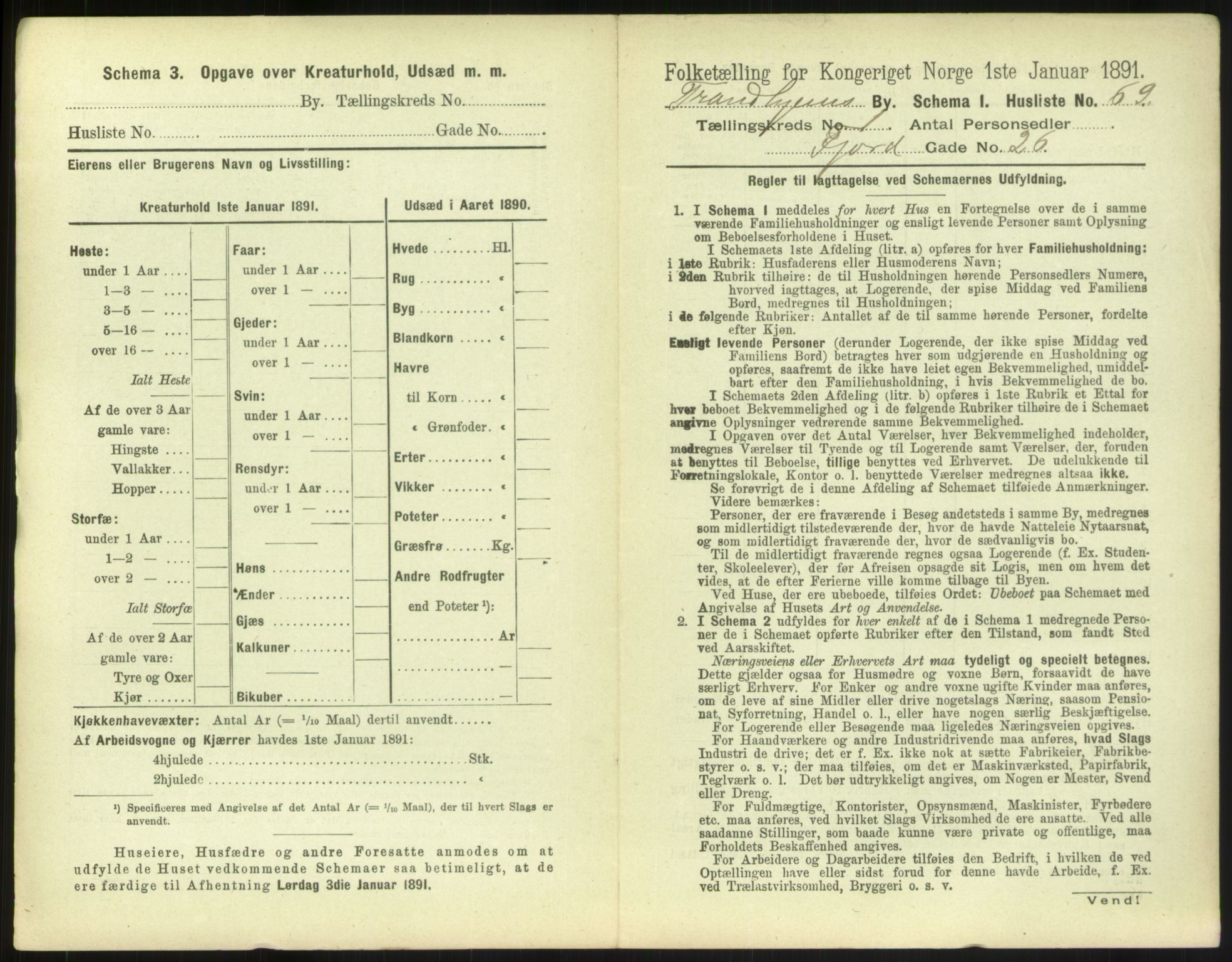 RA, 1891 census for 1601 Trondheim, 1891, p. 226