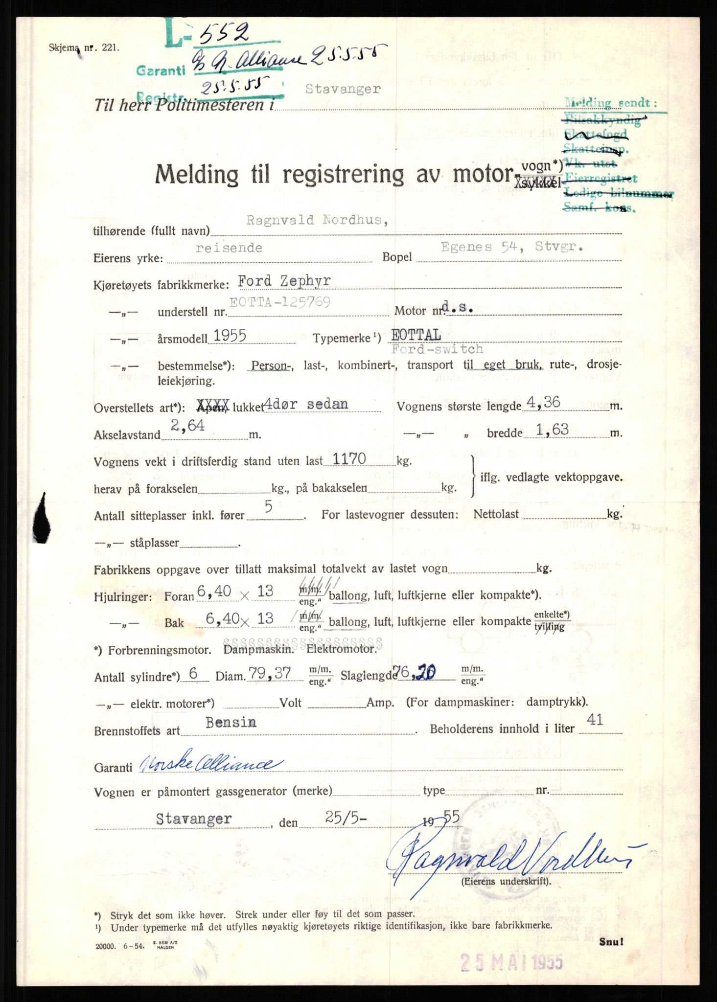 Stavanger trafikkstasjon, AV/SAST-A-101942/0/F/L0002: L-350 - L-699, 1930-1971, p. 1203