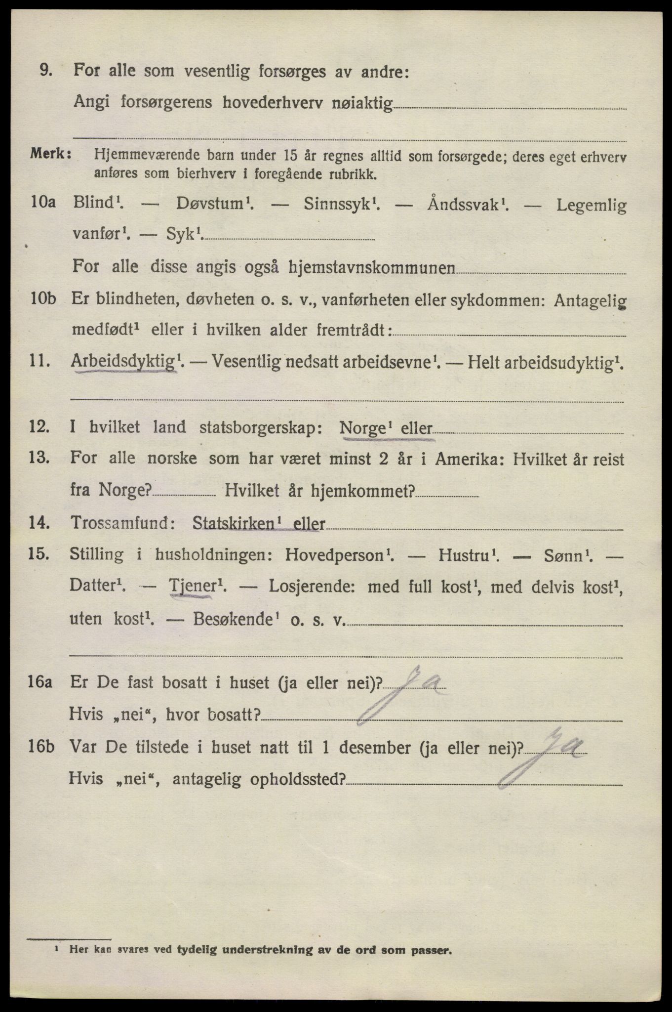 SAKO, 1920 census for Lardal, 1920, p. 5208