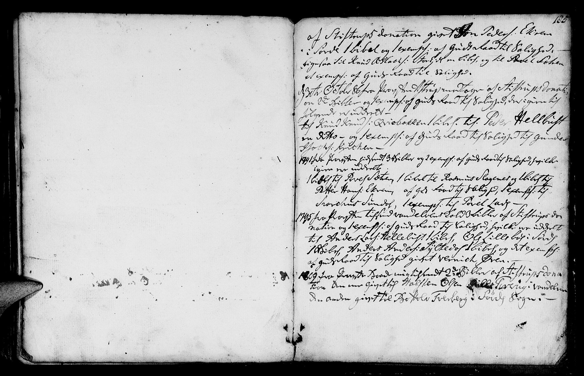 Ministerialprotokoller, klokkerbøker og fødselsregistre - Møre og Romsdal, SAT/A-1454/501/L0002: Parish register (official) no. 501A02, 1760-1816, p. 185