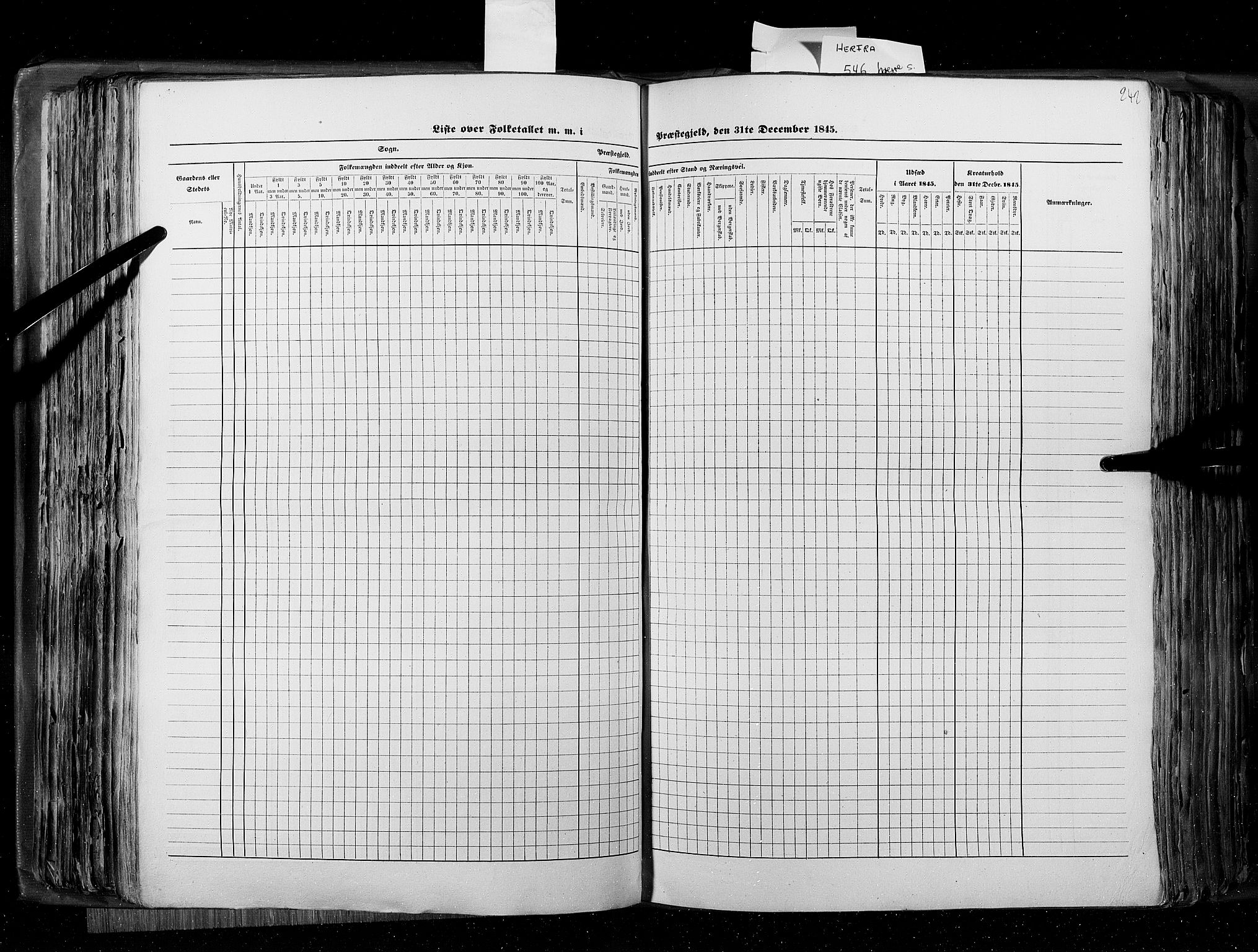 RA, Census 1845, vol. 8: Romsdal amt og Søndre Trondhjems amt, 1845, p. 242