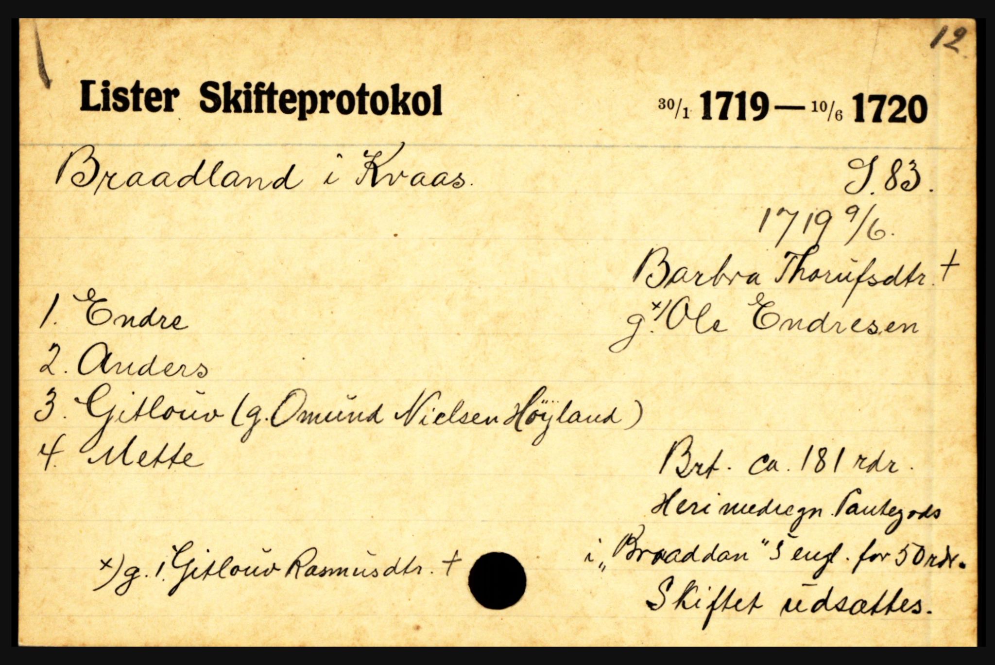 Lister sorenskriveri, AV/SAK-1221-0003/H, p. 3873