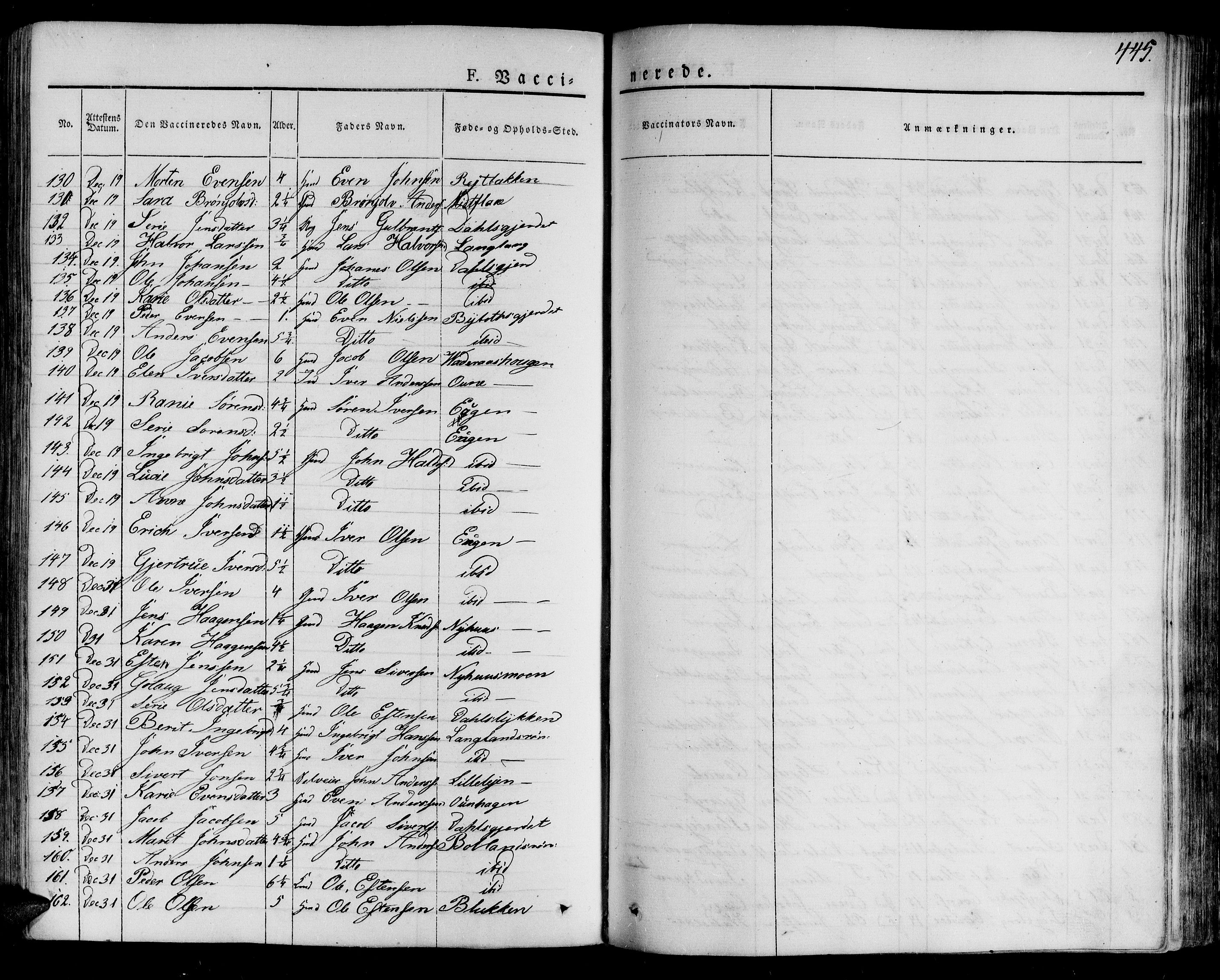 Ministerialprotokoller, klokkerbøker og fødselsregistre - Sør-Trøndelag, AV/SAT-A-1456/691/L1070: Parish register (official) no. 691A05 /1, 1826-1841, p. 445