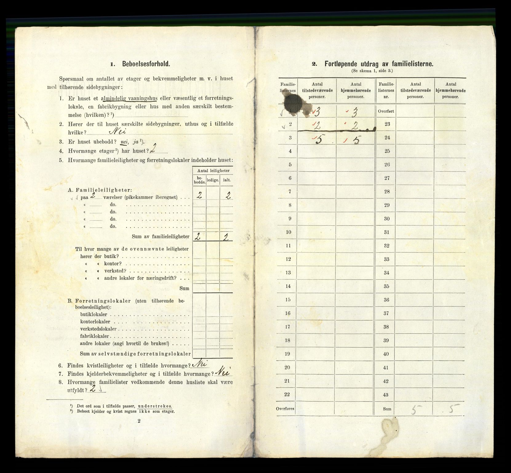 RA, 1910 census for Kristiansund, 1910, p. 7616