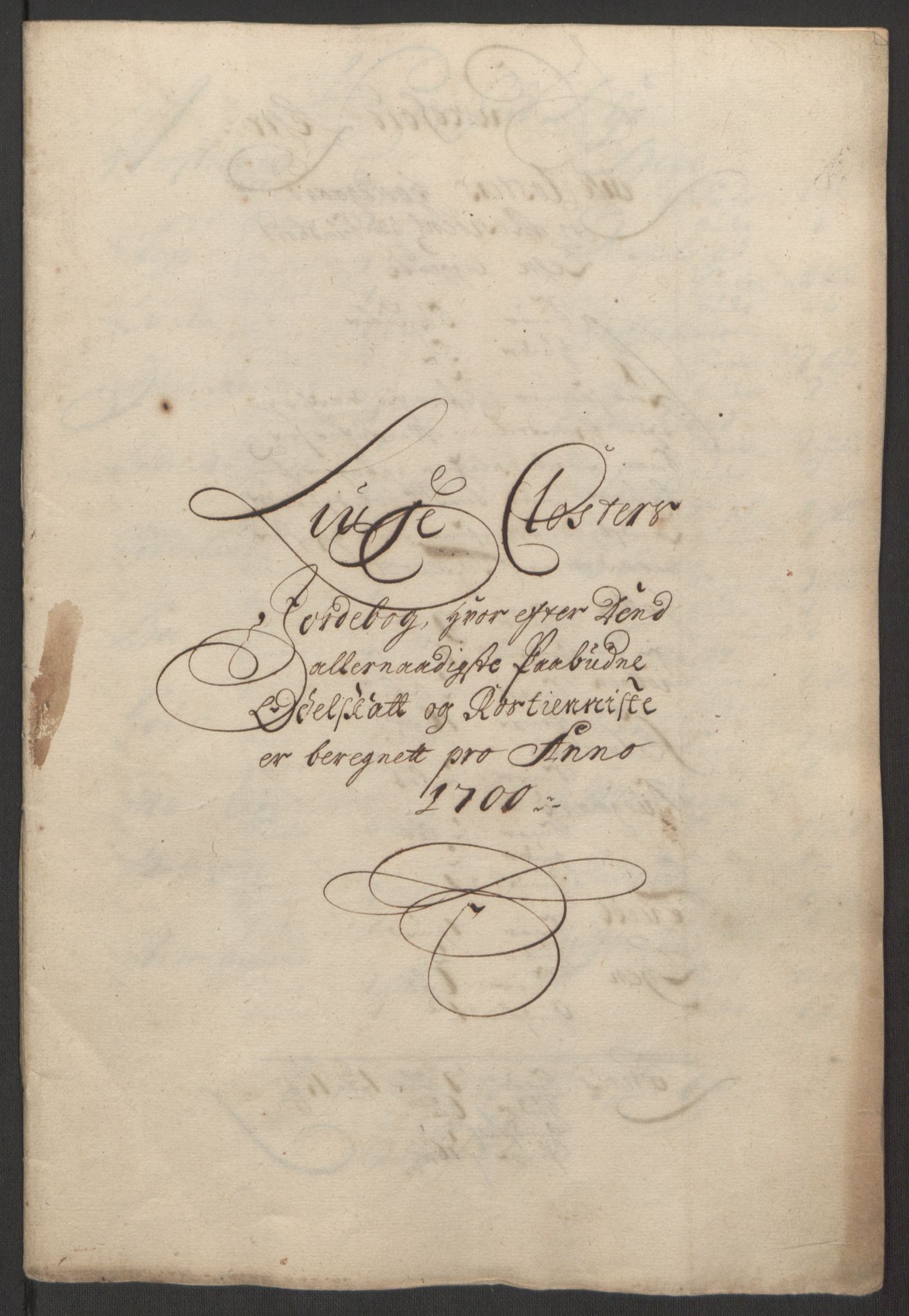 Rentekammeret inntil 1814, Reviderte regnskaper, Fogderegnskap, RA/EA-4092/R50/L3159: Fogderegnskap Lyse kloster, 1691-1709, p. 119