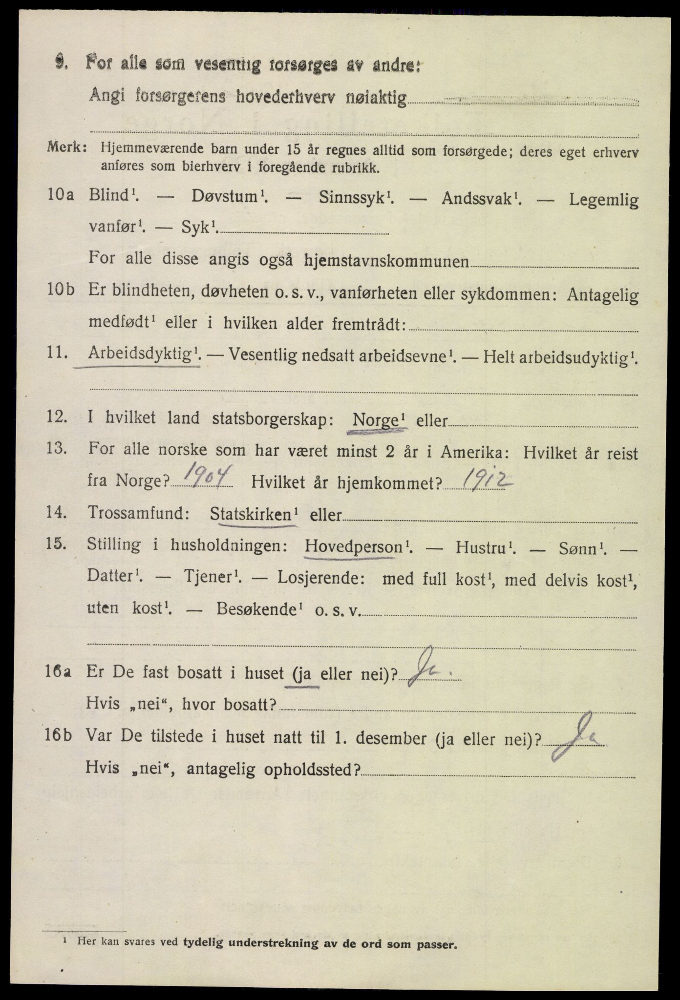 SAH, 1920 census for Nord-Aurdal, 1920, p. 5547