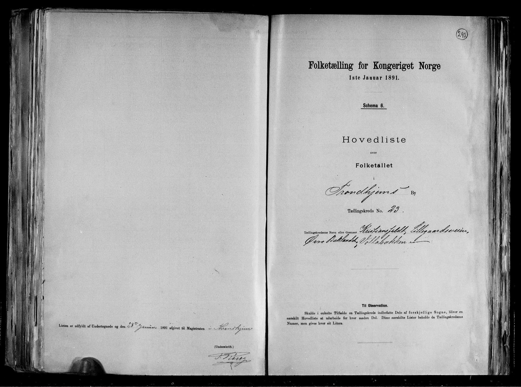 RA, 1891 census for 1601 Trondheim, 1891, p. 53