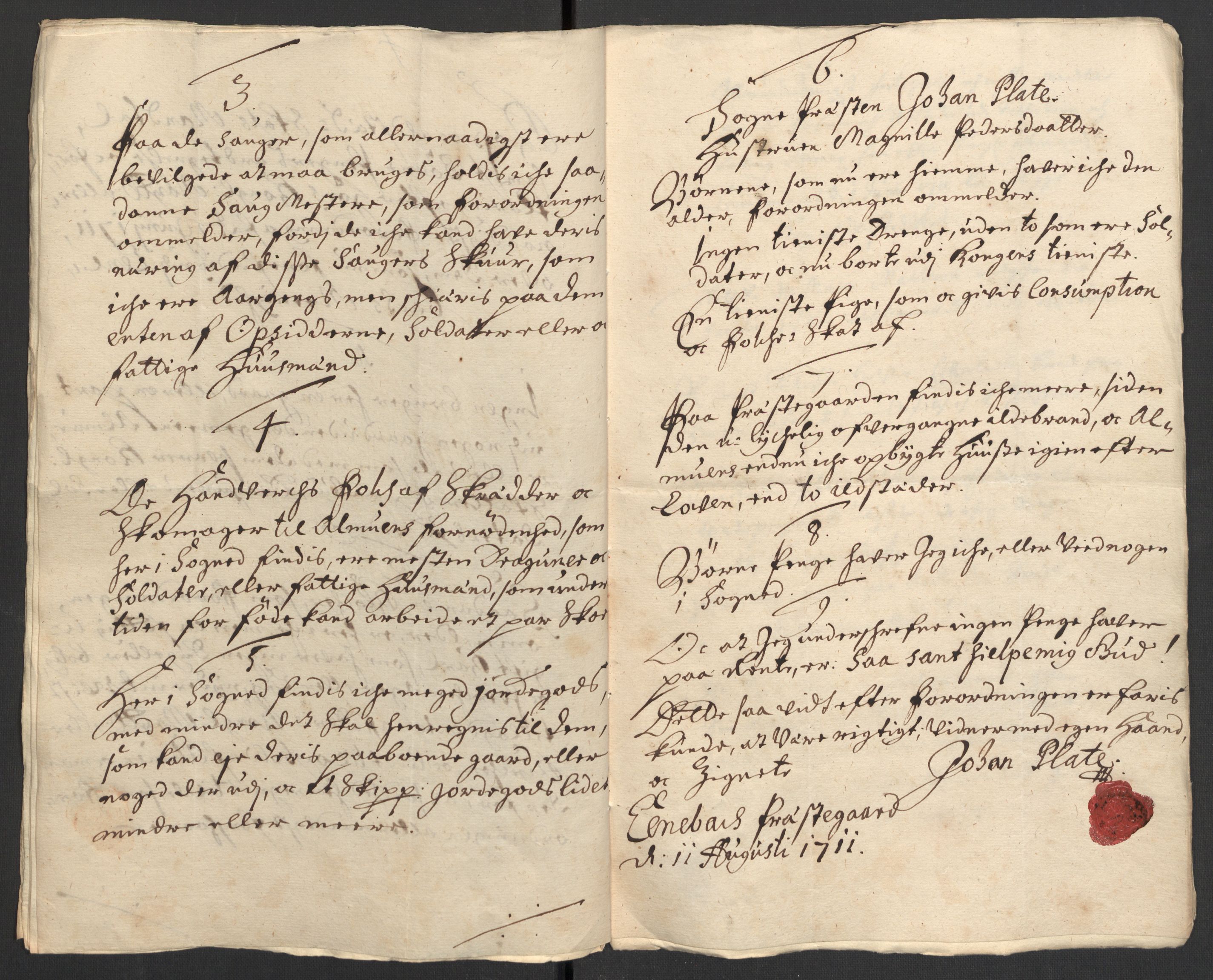 Rentekammeret inntil 1814, Reviderte regnskaper, Fogderegnskap, AV/RA-EA-4092/R11/L0592: Fogderegnskap Nedre Romerike, 1710-1711, p. 403