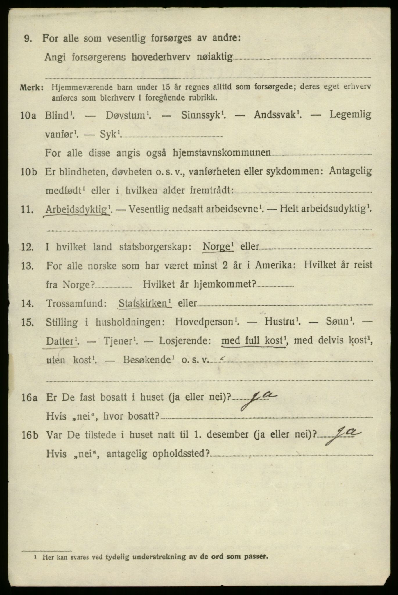 SAB, 1920 census for Stryn, 1920, p. 893